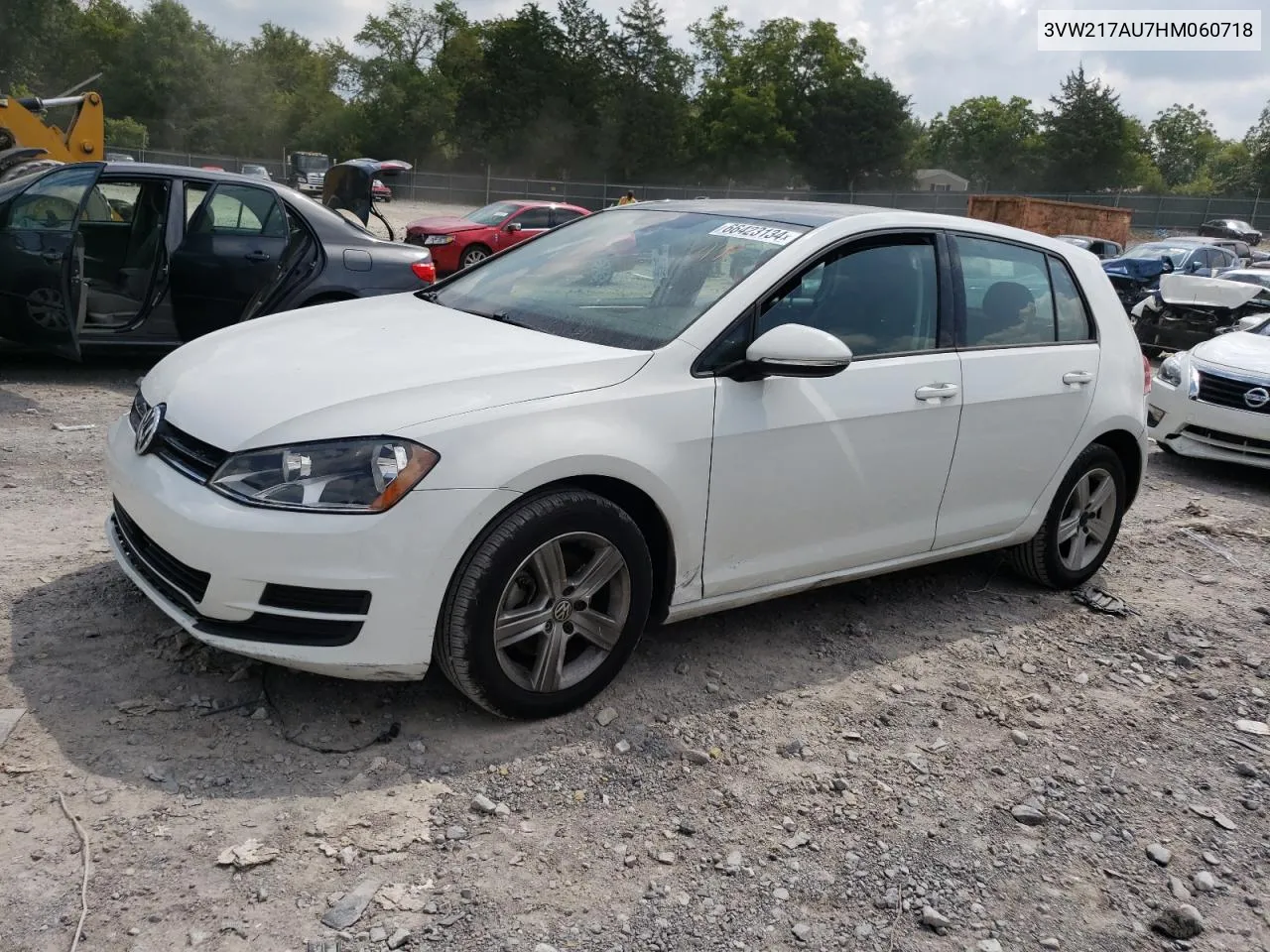 2017 Volkswagen Golf S VIN: 3VW217AU7HM060718 Lot: 66423134