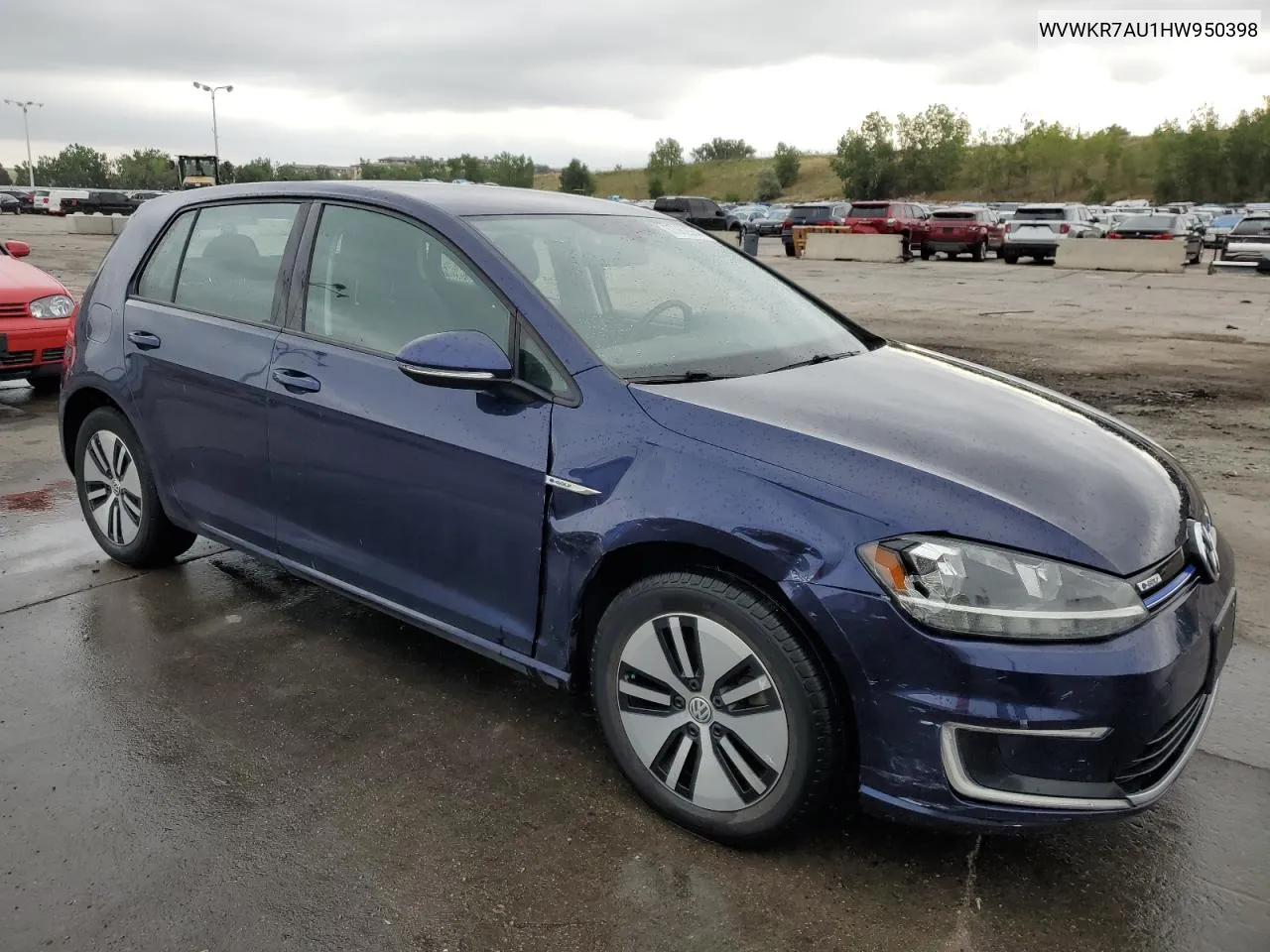 2017 Volkswagen E-Golf Se VIN: WVWKR7AU1HW950398 Lot: 67062564