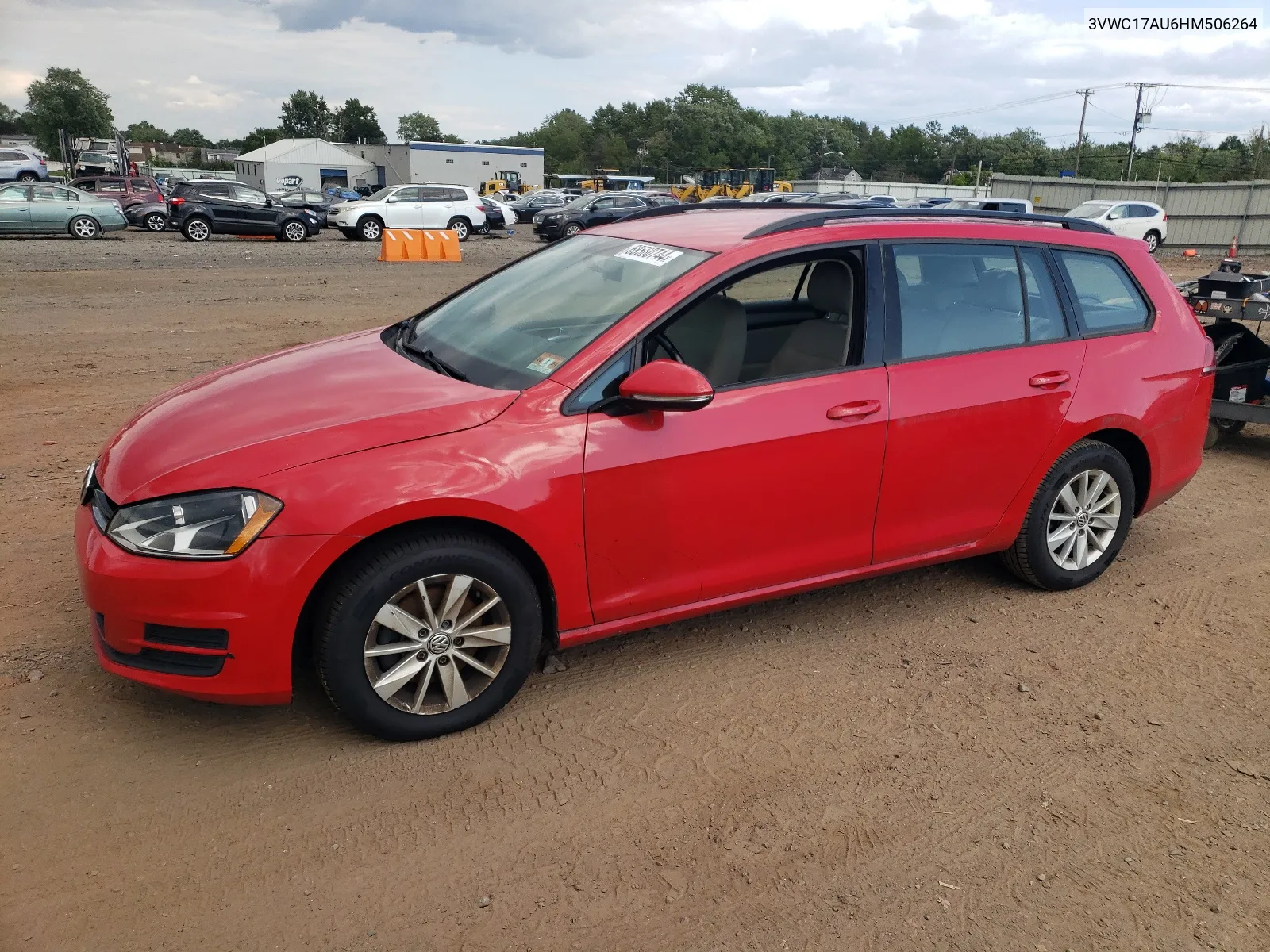 3VWC17AU6HM506264 2017 Volkswagen Golf Sportwagen S