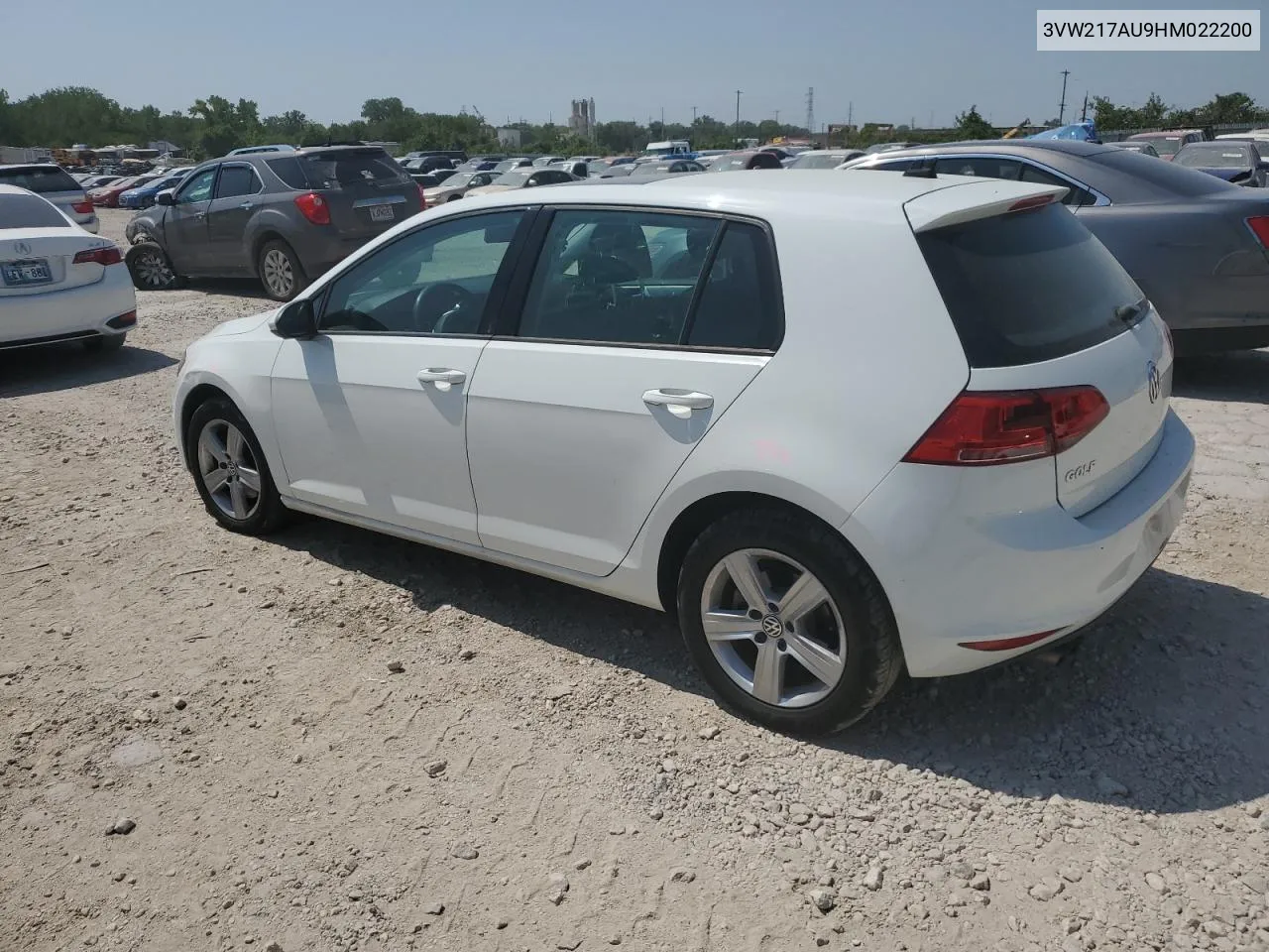 2017 Volkswagen Golf S VIN: 3VW217AU9HM022200 Lot: 69111974