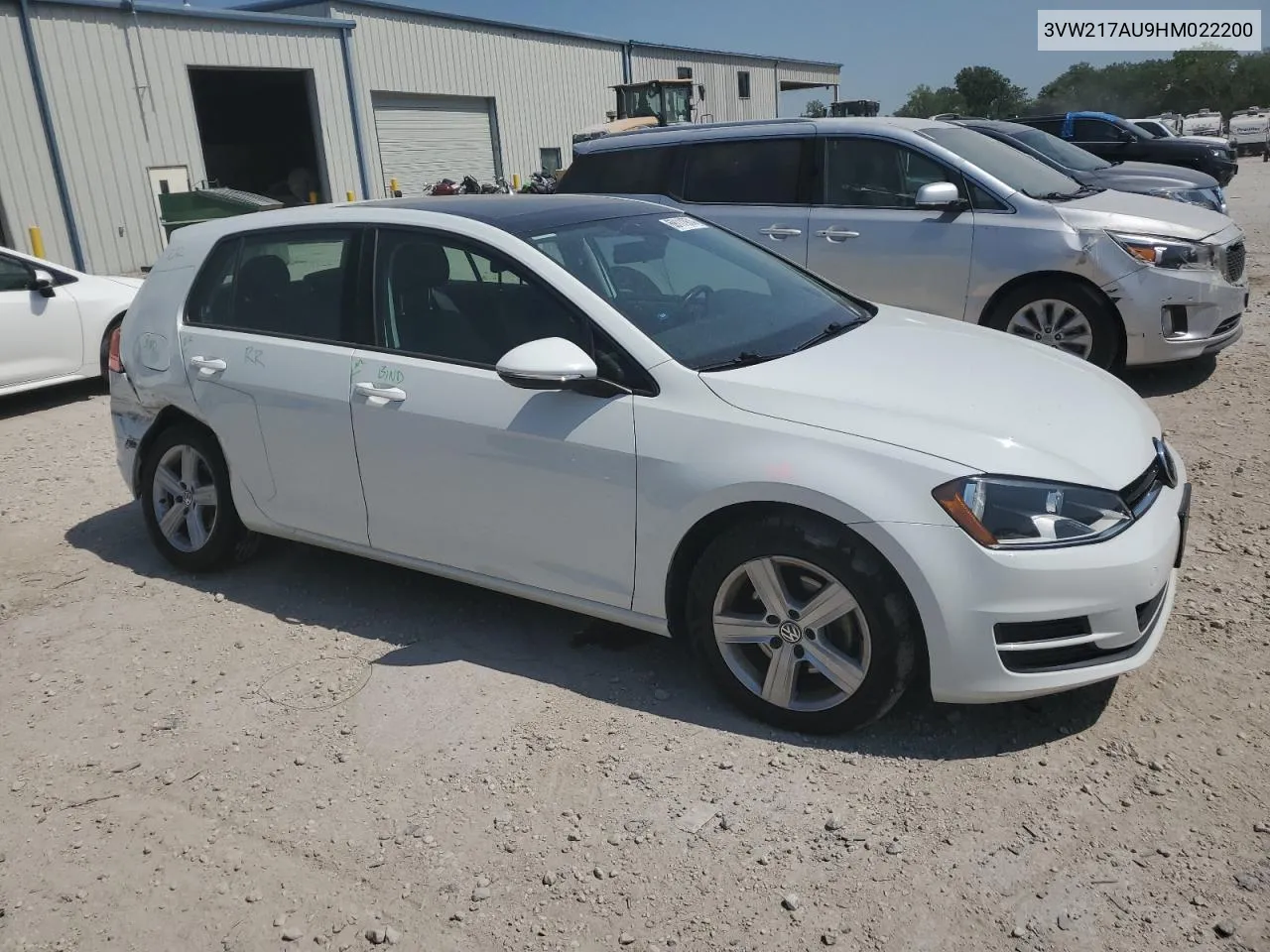 2017 Volkswagen Golf S VIN: 3VW217AU9HM022200 Lot: 69111974