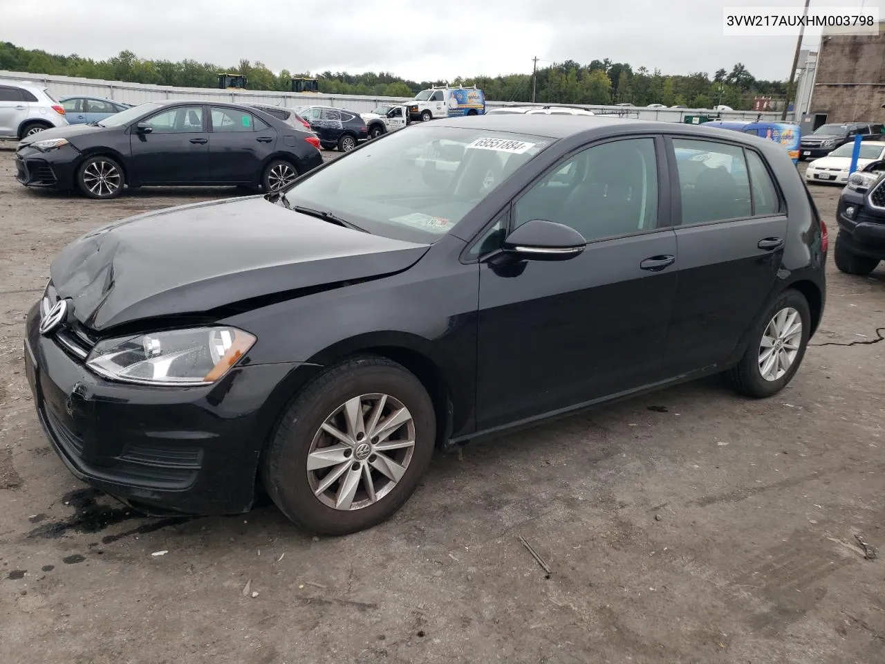 3VW217AUXHM003798 2017 Volkswagen Golf S