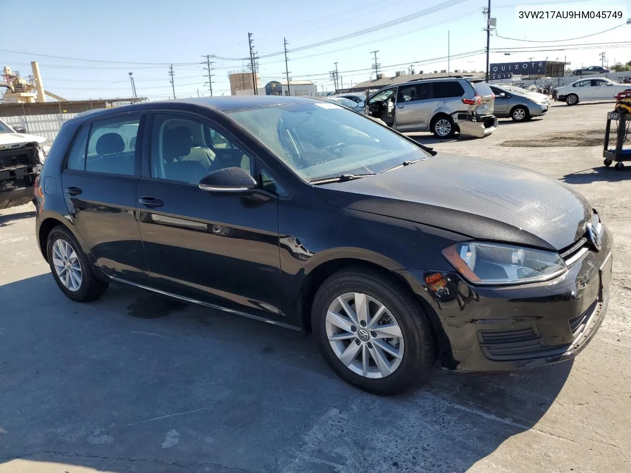 2017 Volkswagen Golf S VIN: 3VW217AU9HM045749 Lot: 70069074