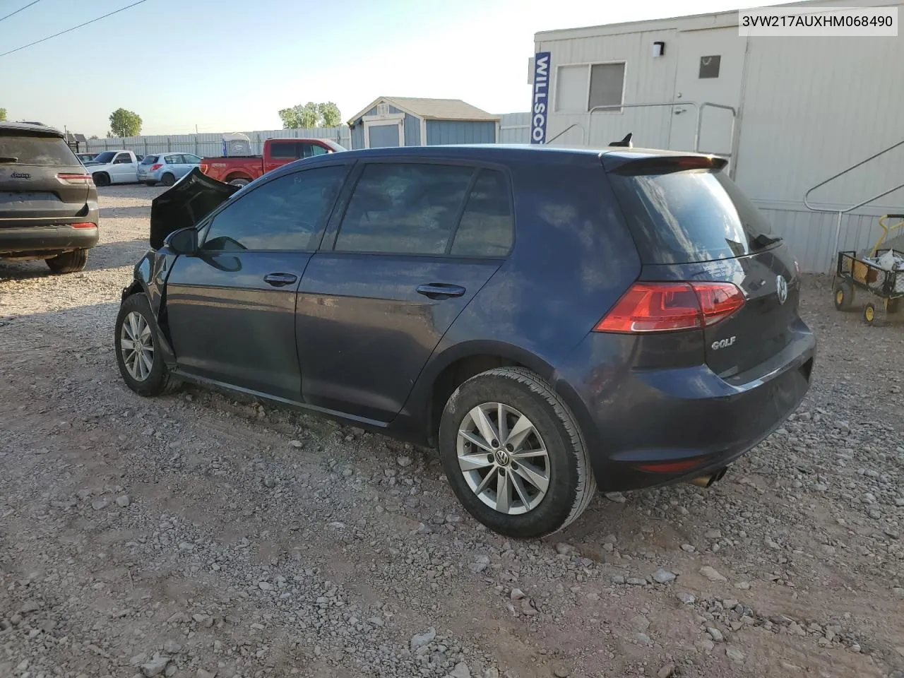 3VW217AUXHM068490 2017 Volkswagen Golf S