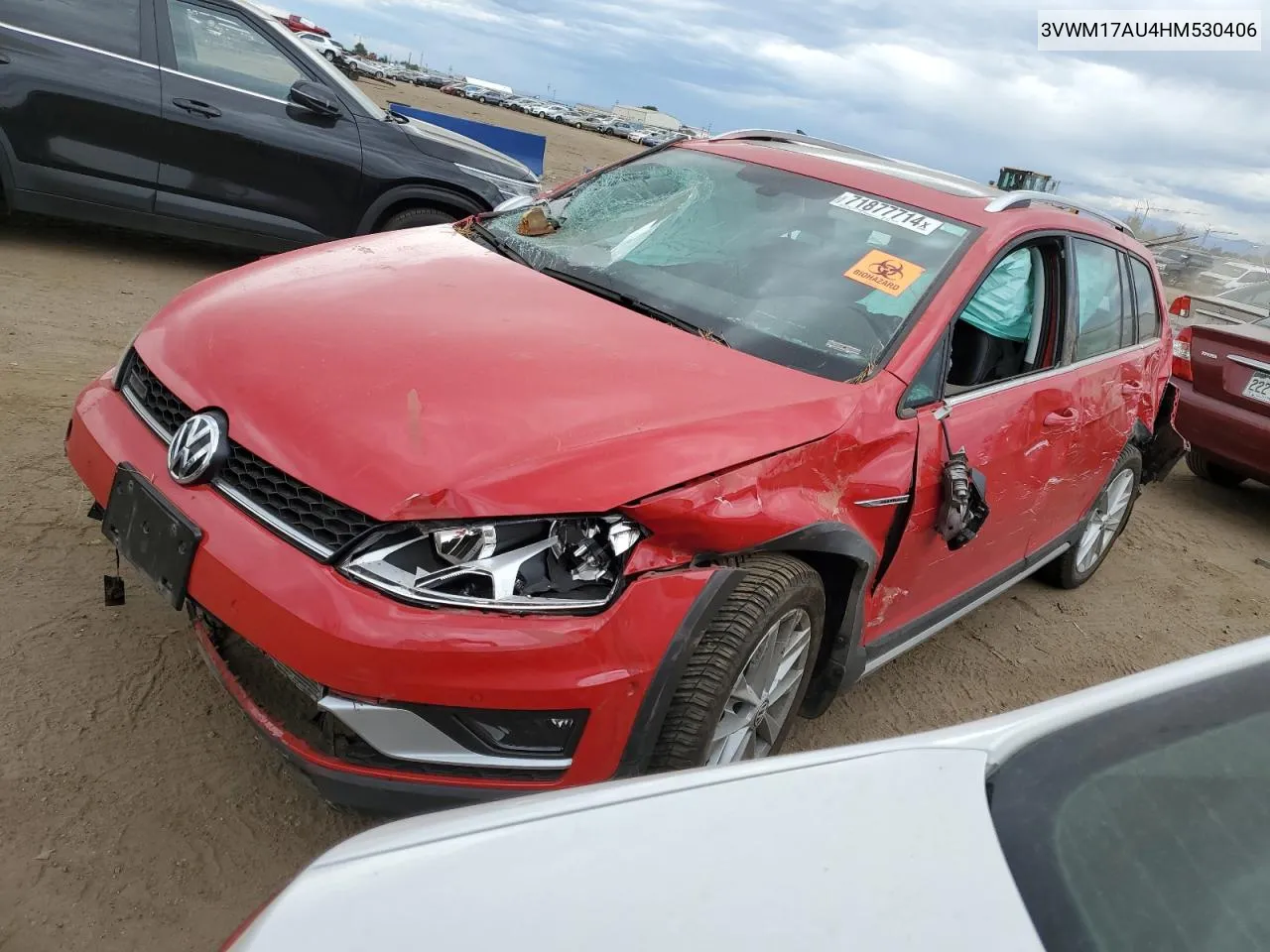 3VWM17AU4HM530406 2017 Volkswagen Golf Alltrack S