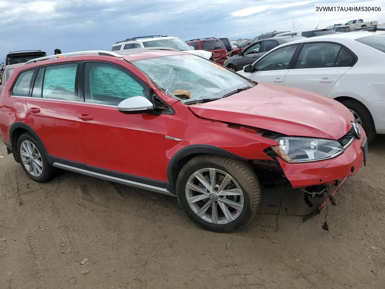 2017 Volkswagen Golf Alltrack S VIN: 3VWM17AU4HM530406 Lot: 71877714