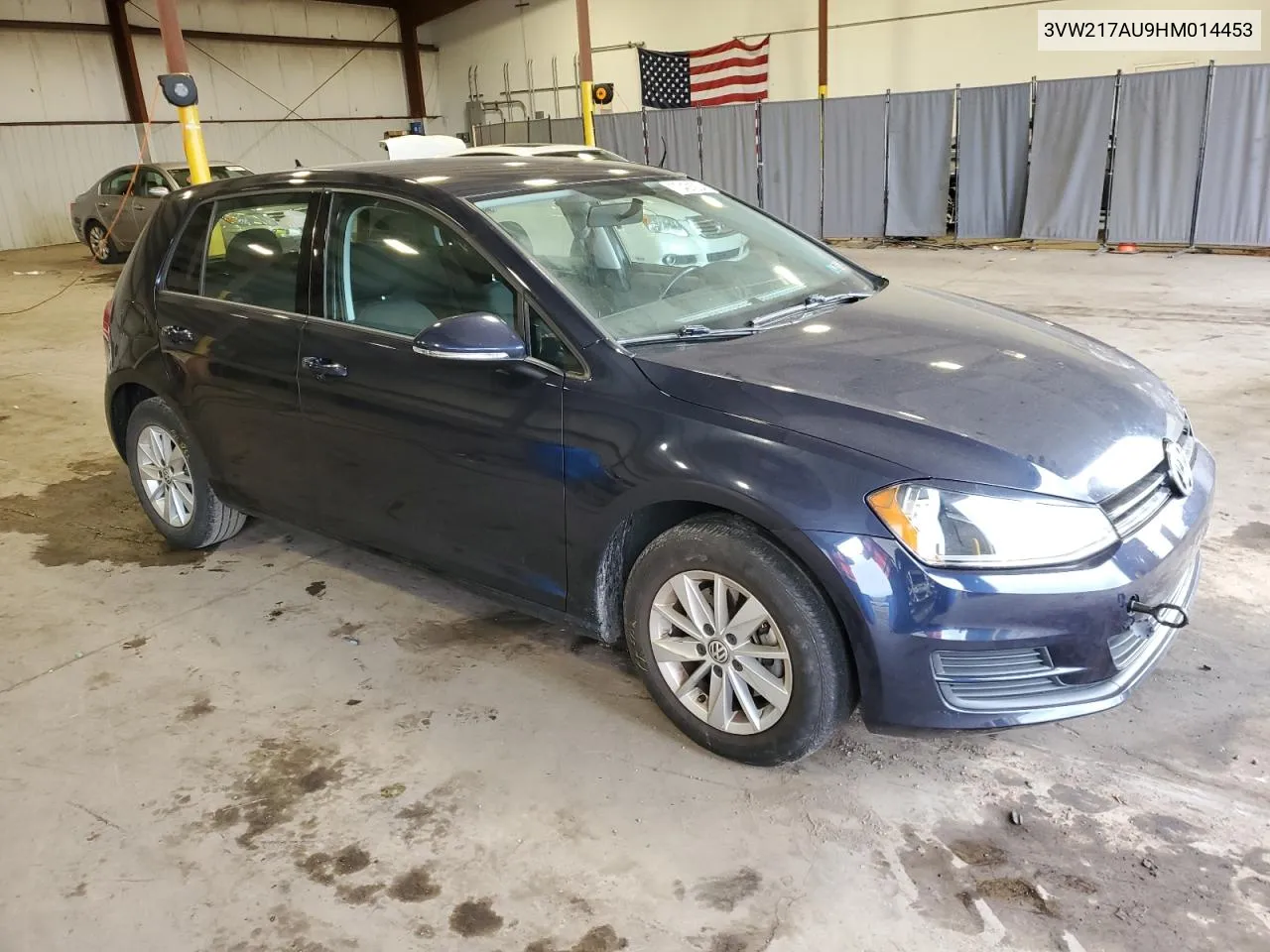 2017 Volkswagen Golf S VIN: 3VW217AU9HM014453 Lot: 73421924