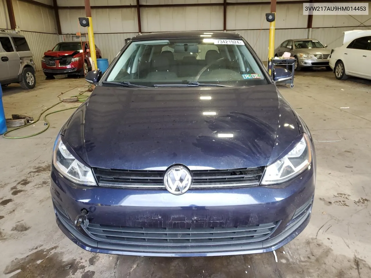 2017 Volkswagen Golf S VIN: 3VW217AU9HM014453 Lot: 73421924