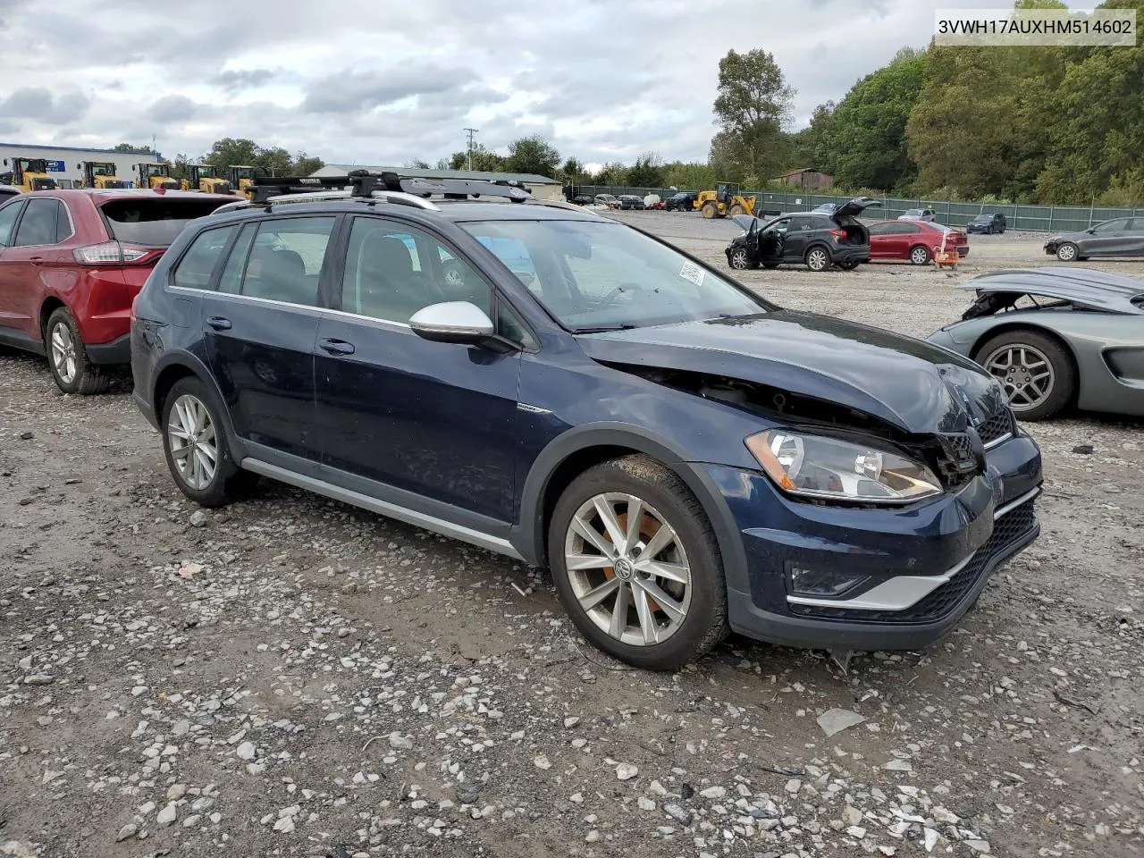 2017 Volkswagen Golf Alltrack S VIN: 3VWH17AUXHM514602 Lot: 73461434