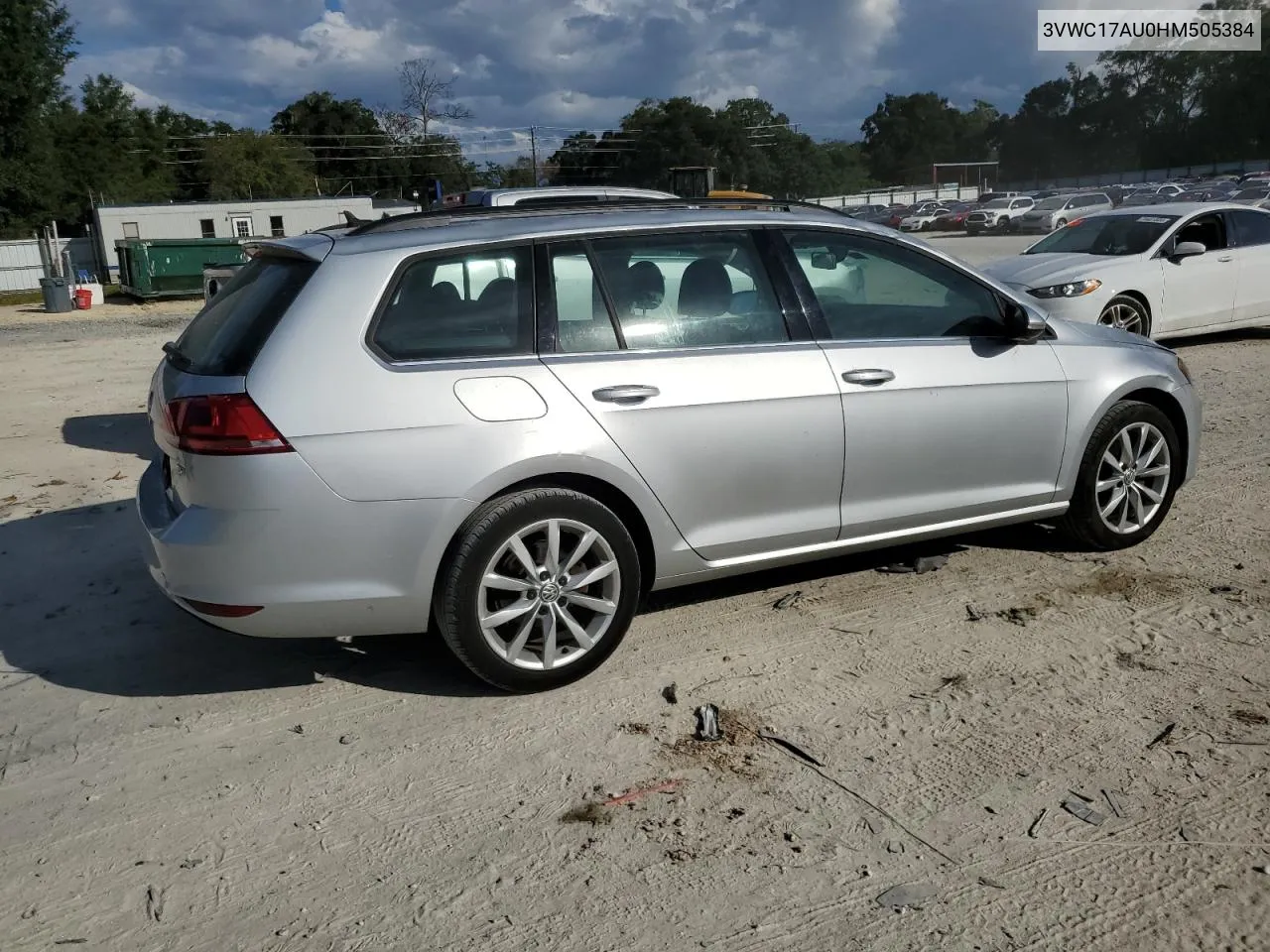 3VWC17AU0HM505384 2017 Volkswagen Golf Sportwagen S