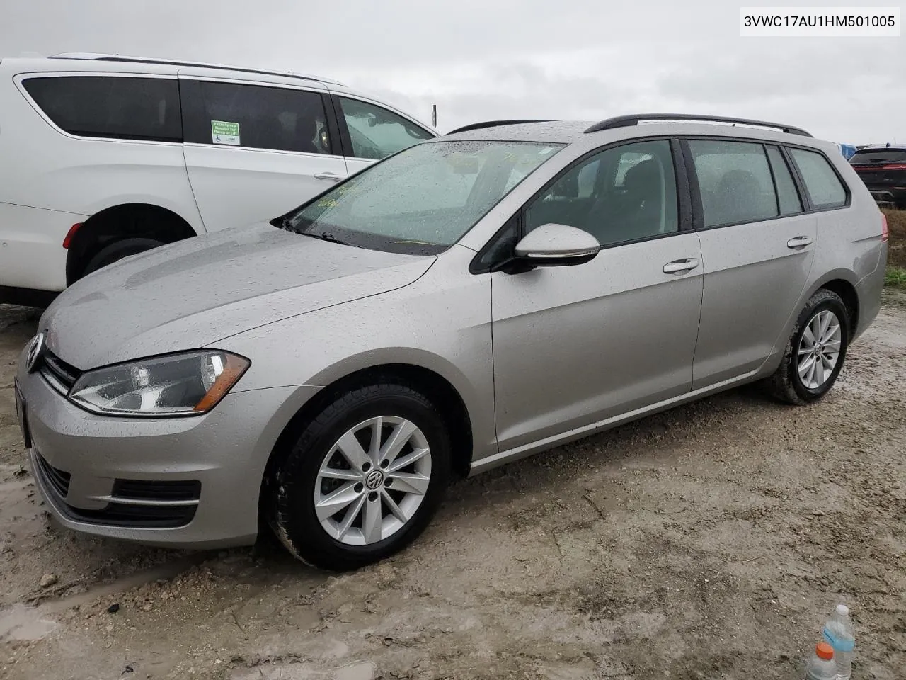 2017 Volkswagen Golf Sportwagen S VIN: 3VWC17AU1HM501005 Lot: 74688764