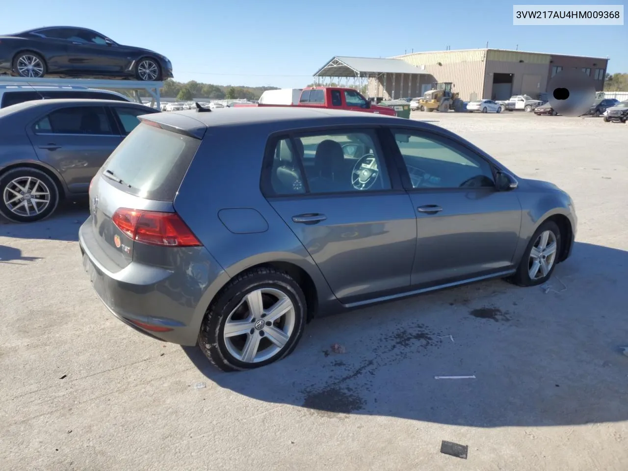 2017 Volkswagen Golf S VIN: 3VW217AU4HM009368 Lot: 76586214