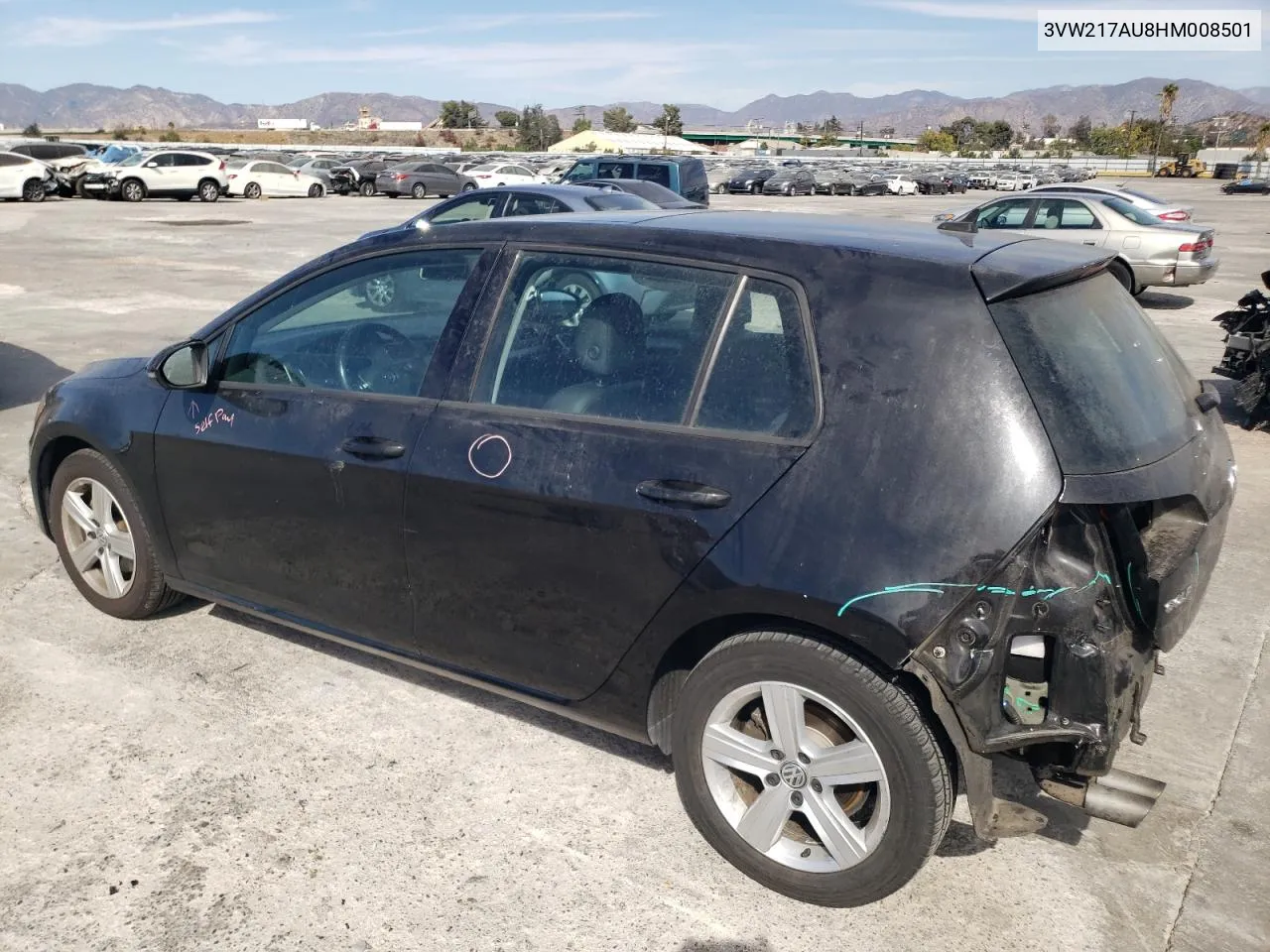 2017 Volkswagen Golf S VIN: 3VW217AU8HM008501 Lot: 76622214