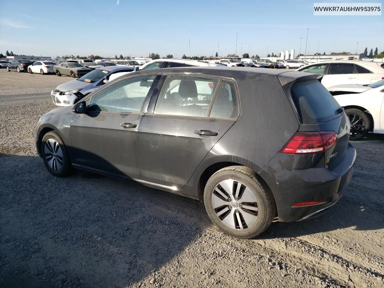 WVWKR7AU6HW953975 2017 Volkswagen E-Golf Se