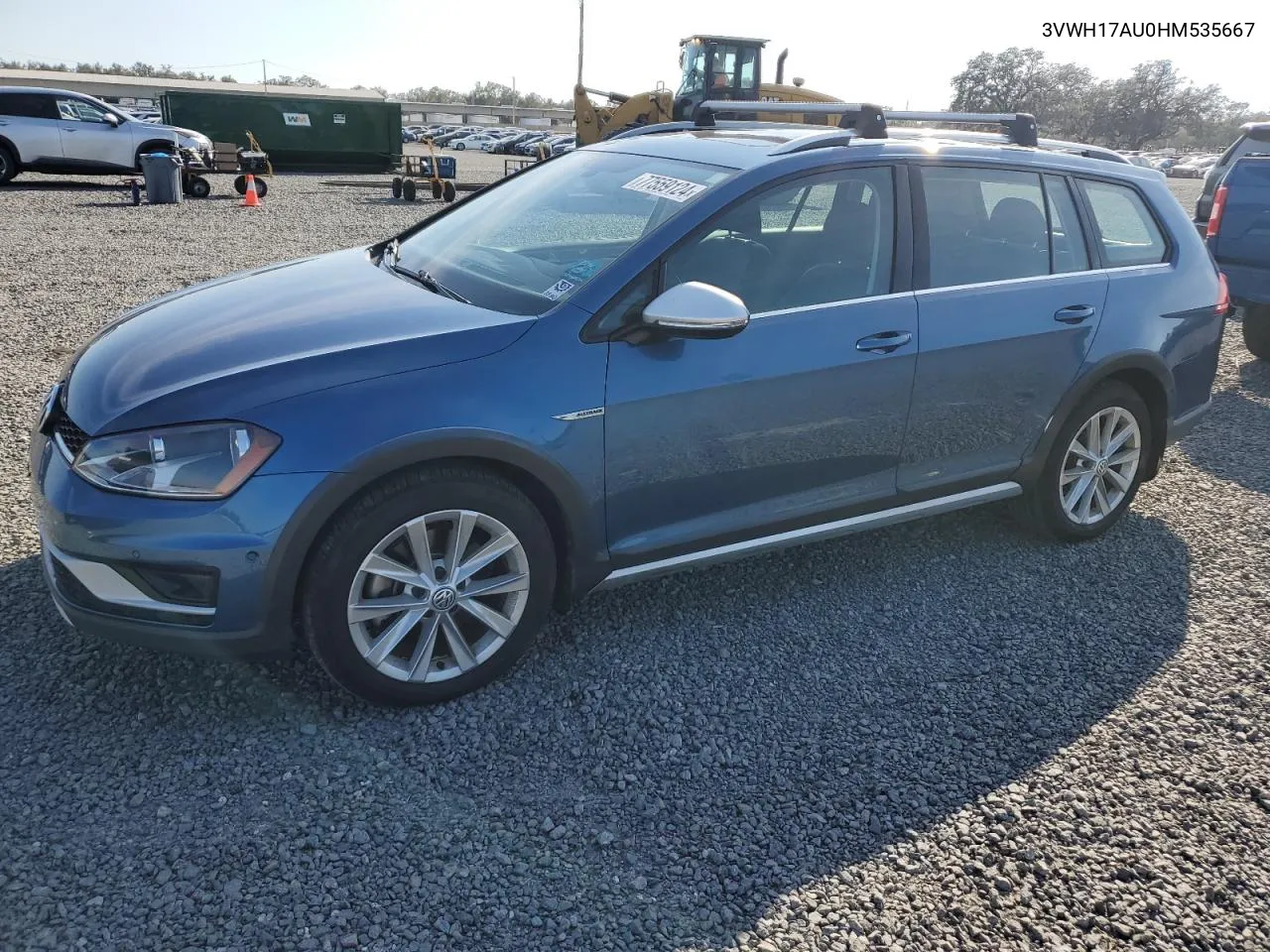 2017 Volkswagen Golf Alltrack S VIN: 3VWH17AU0HM535667 Lot: 77559124