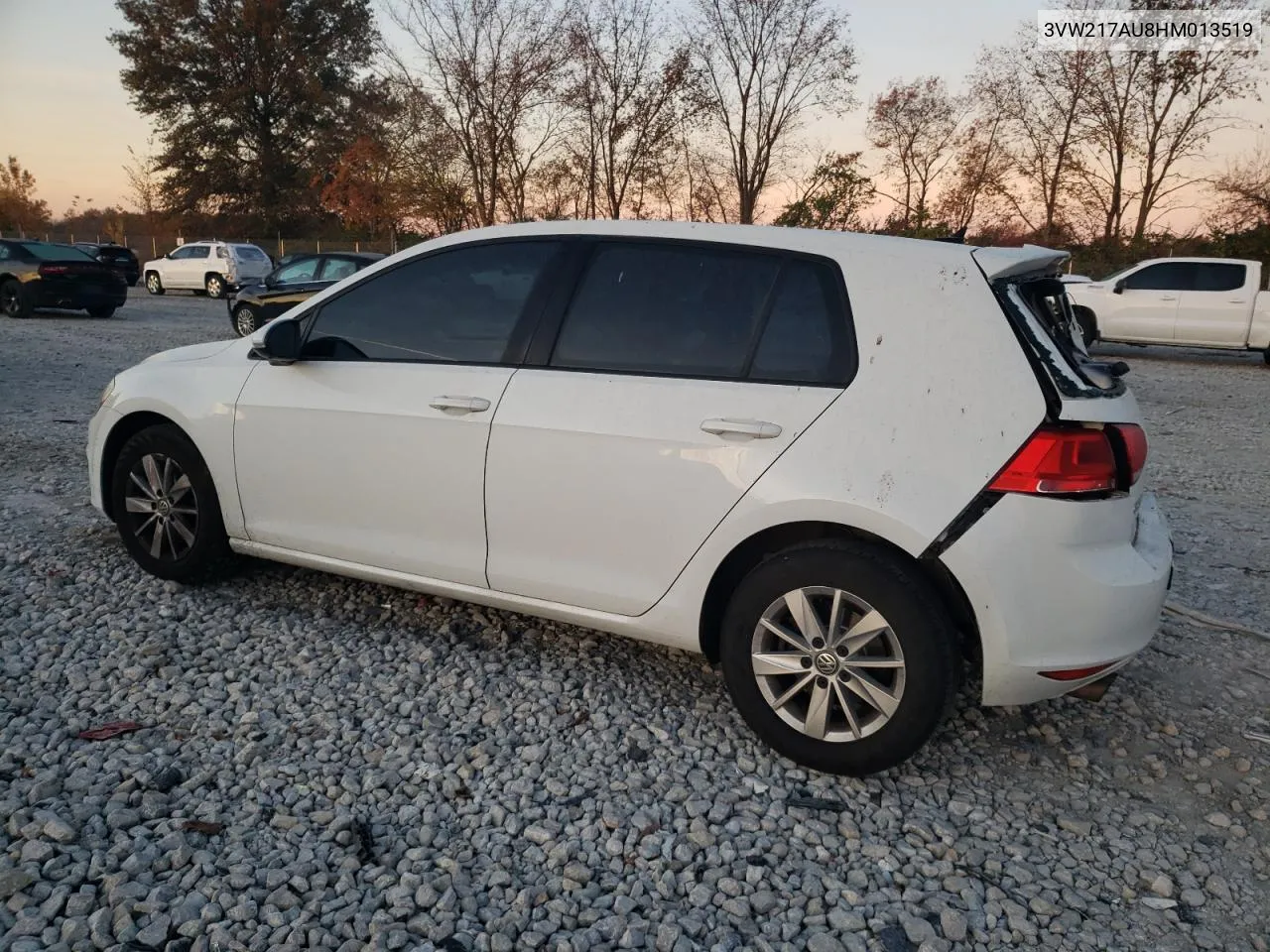 2017 Volkswagen Golf S VIN: 3VW217AU8HM013519 Lot: 77853114