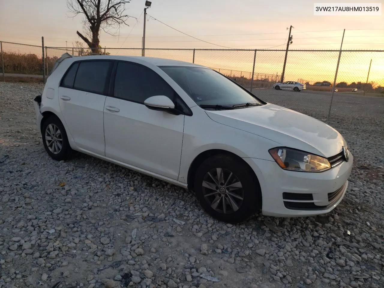 2017 Volkswagen Golf S VIN: 3VW217AU8HM013519 Lot: 77853114