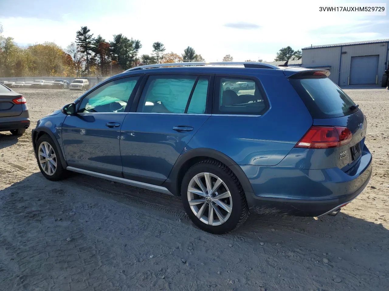 2017 Volkswagen Golf Alltrack S VIN: 3VWH17AUXHM529729 Lot: 77945614