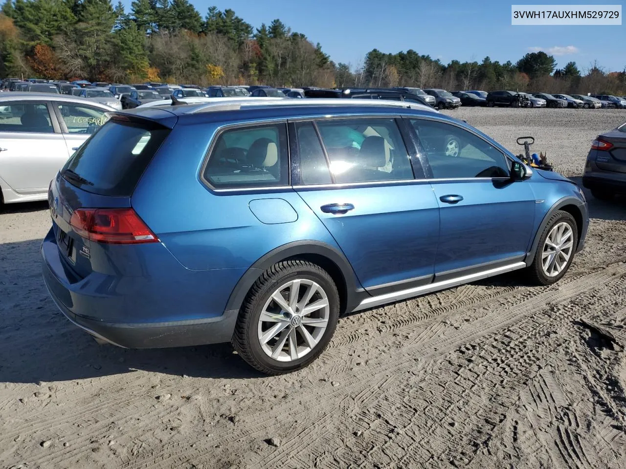 2017 Volkswagen Golf Alltrack S VIN: 3VWH17AUXHM529729 Lot: 77945614