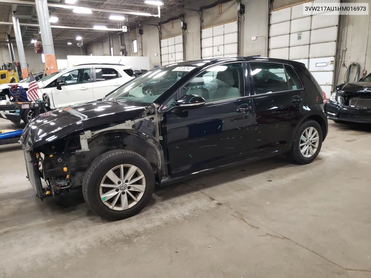 2017 Volkswagen Golf S VIN: 3VW217AU1HM016973 Lot: 79126254