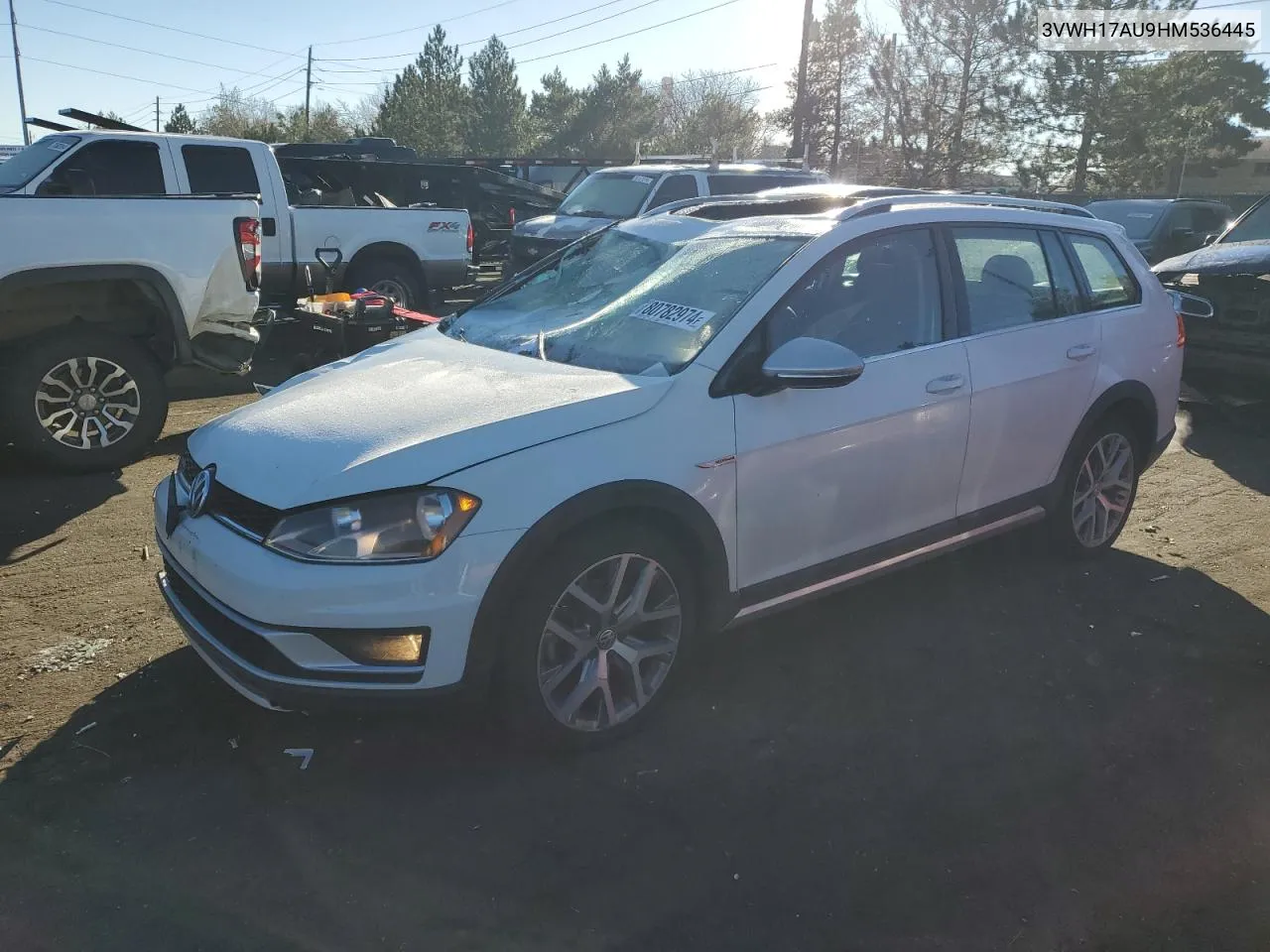 2017 Volkswagen Golf Alltrack S VIN: 3VWH17AU9HM536445 Lot: 80782974