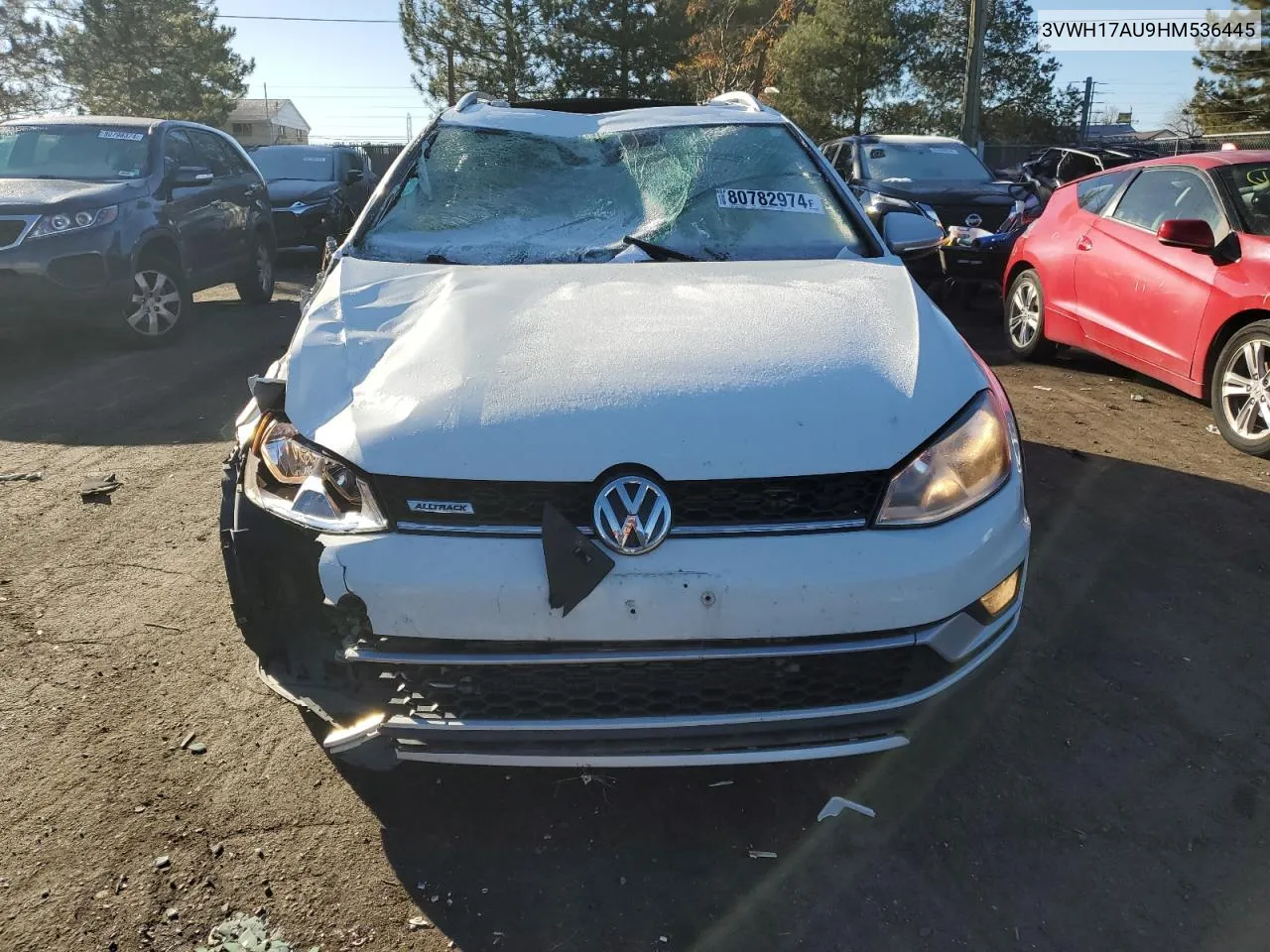 2017 Volkswagen Golf Alltrack S VIN: 3VWH17AU9HM536445 Lot: 80782974