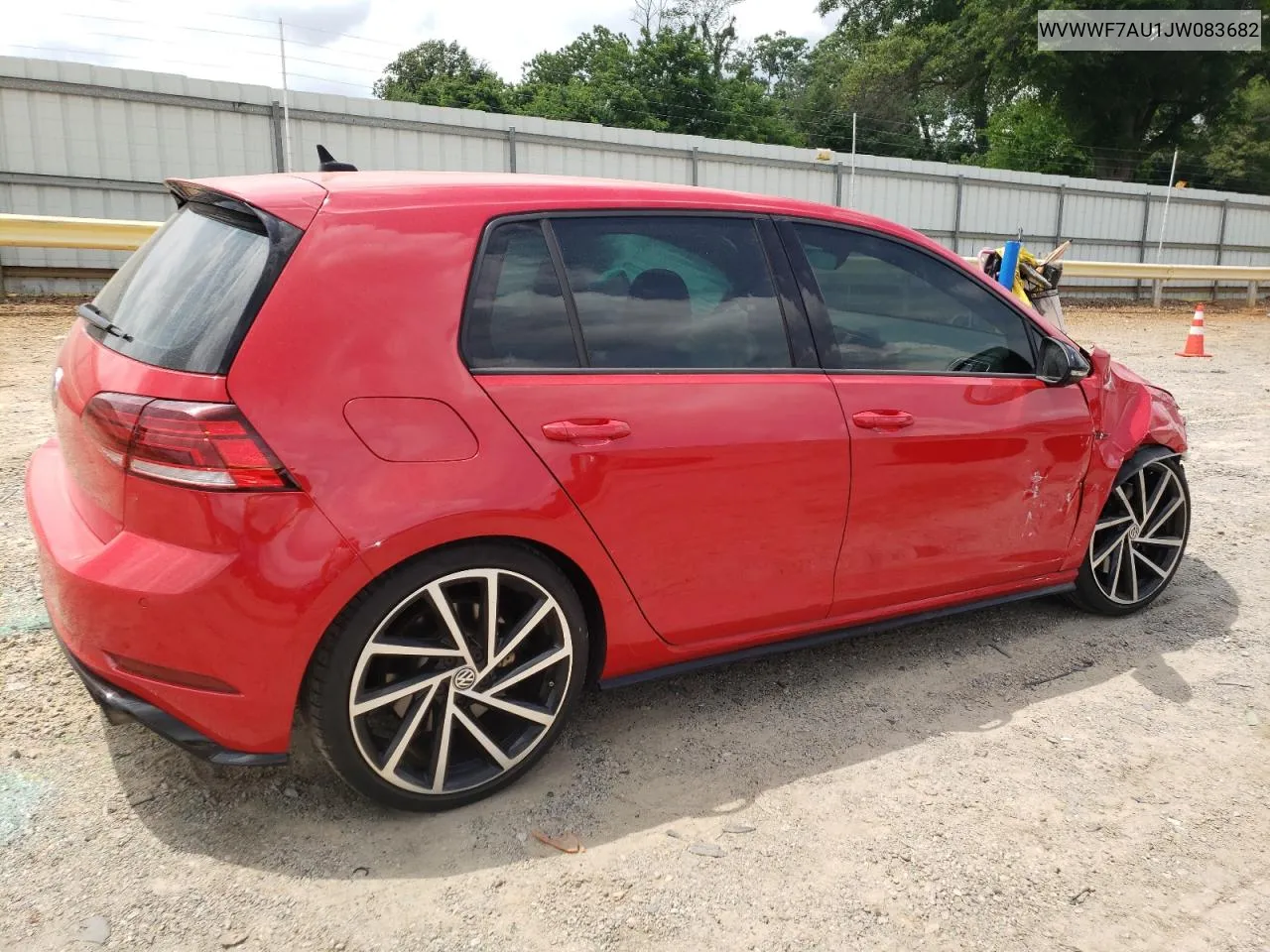 WVWWF7AU1JW083682 2018 Volkswagen Golf R