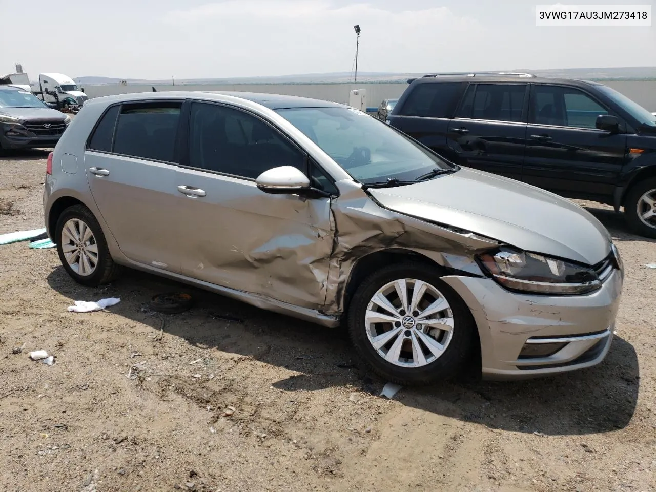 3VWG17AU3JM273418 2018 Volkswagen Golf S