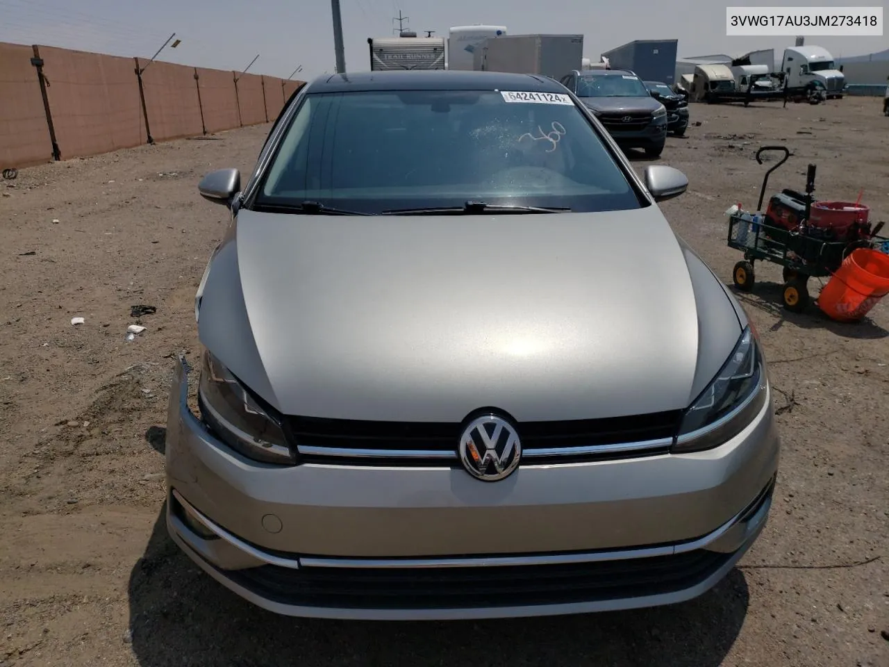 3VWG17AU3JM273418 2018 Volkswagen Golf S