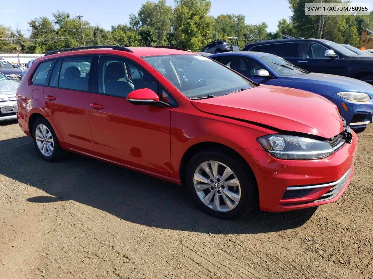 3VW117AU7JM750955 2018 Volkswagen Golf Sportwagen S