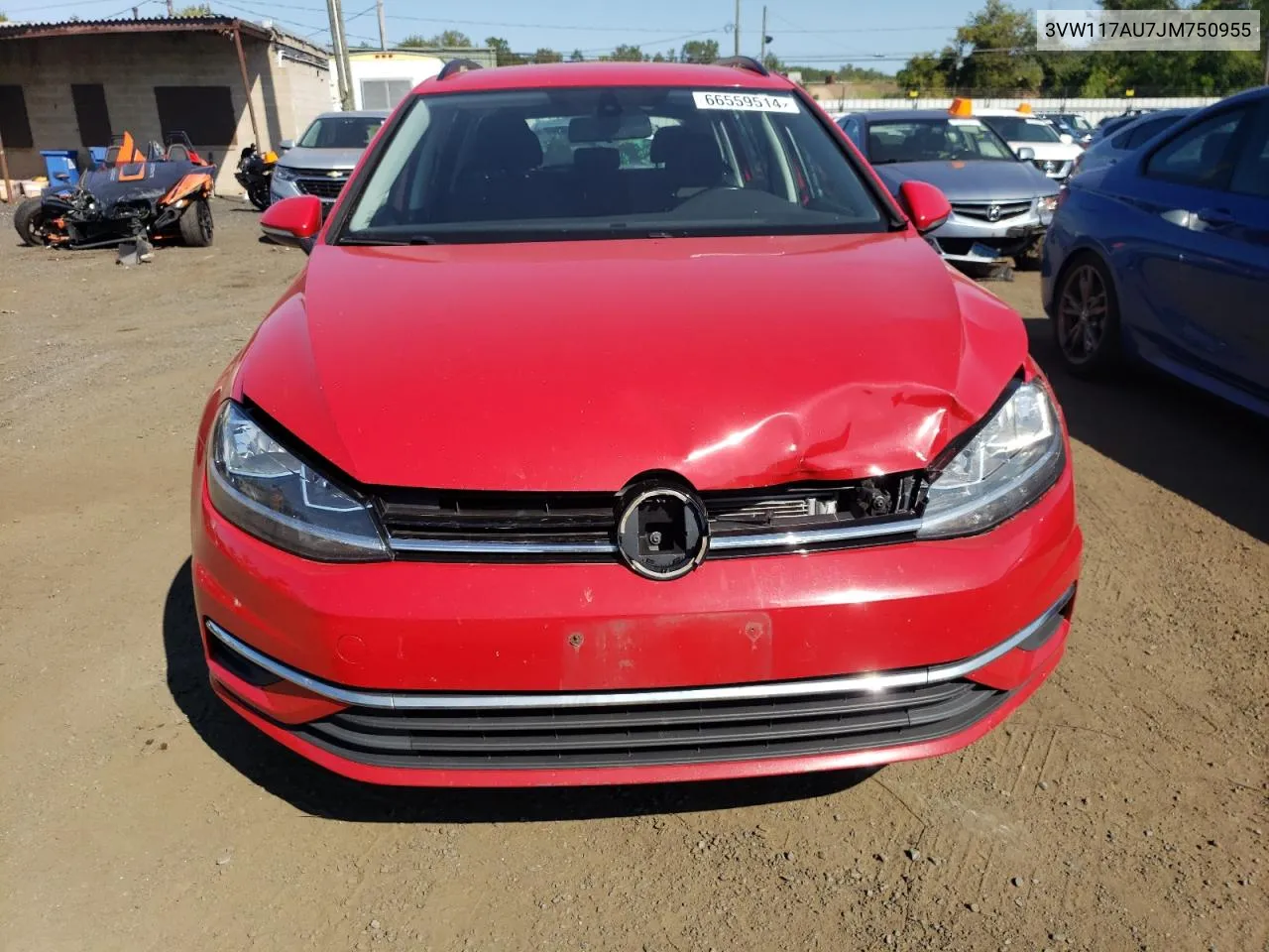 3VW117AU7JM750955 2018 Volkswagen Golf Sportwagen S