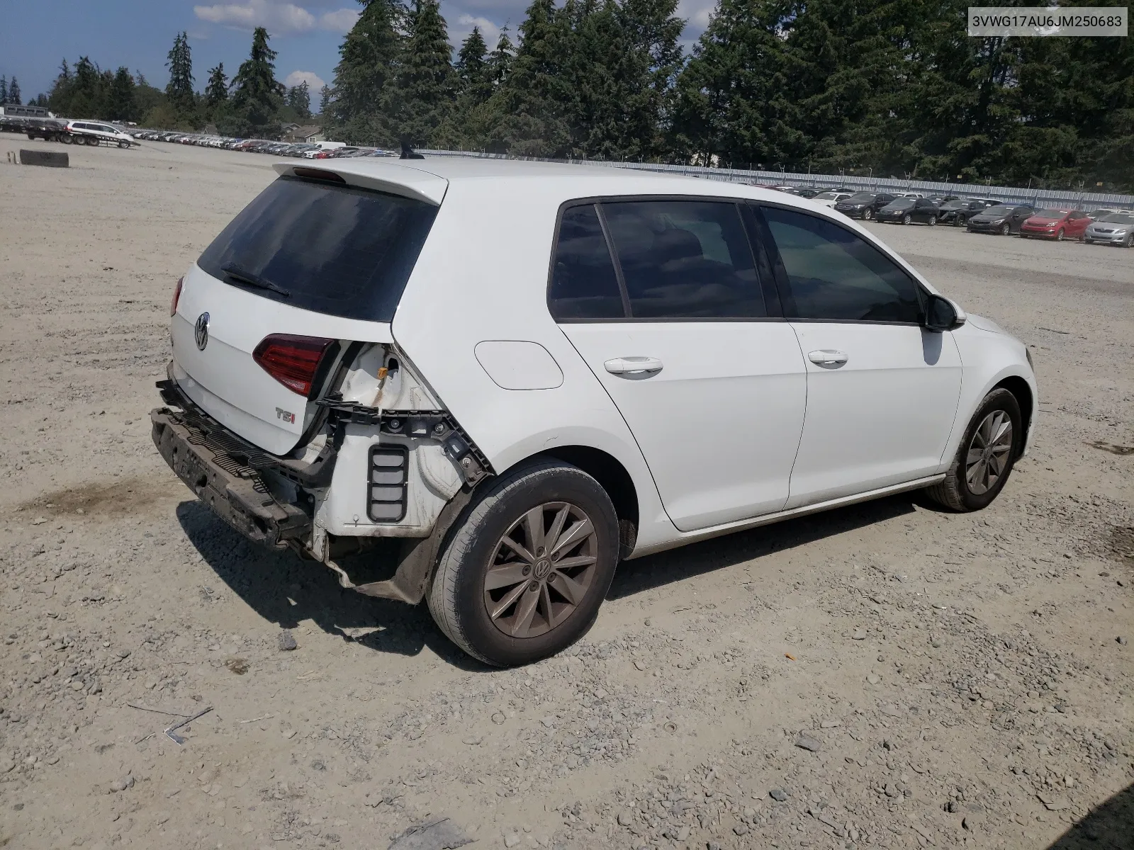 2018 Volkswagen Golf S VIN: 3VWG17AU6JM250683 Lot: 67572544