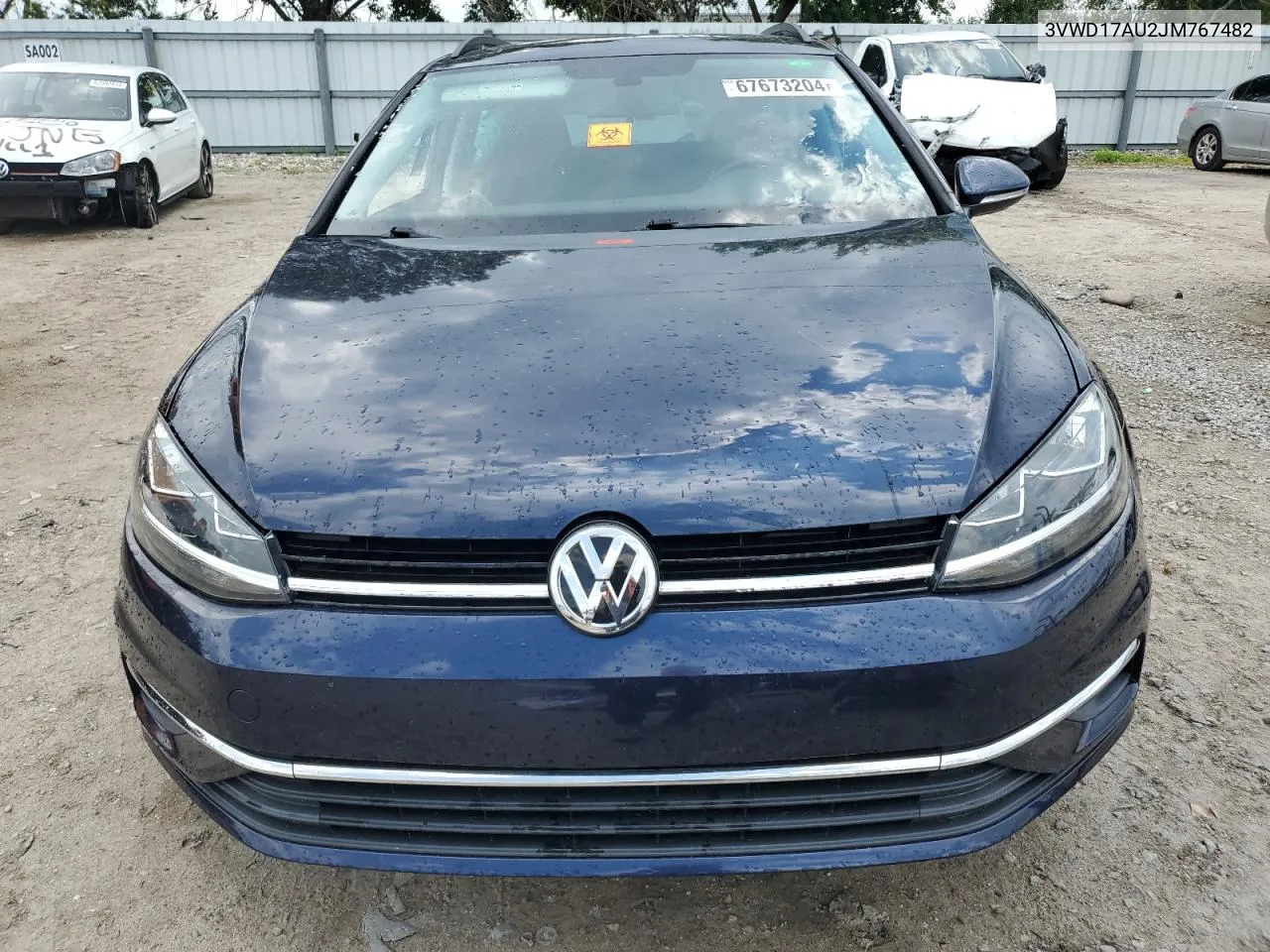 3VWD17AU2JM767482 2018 Volkswagen Golf Sportwagen S