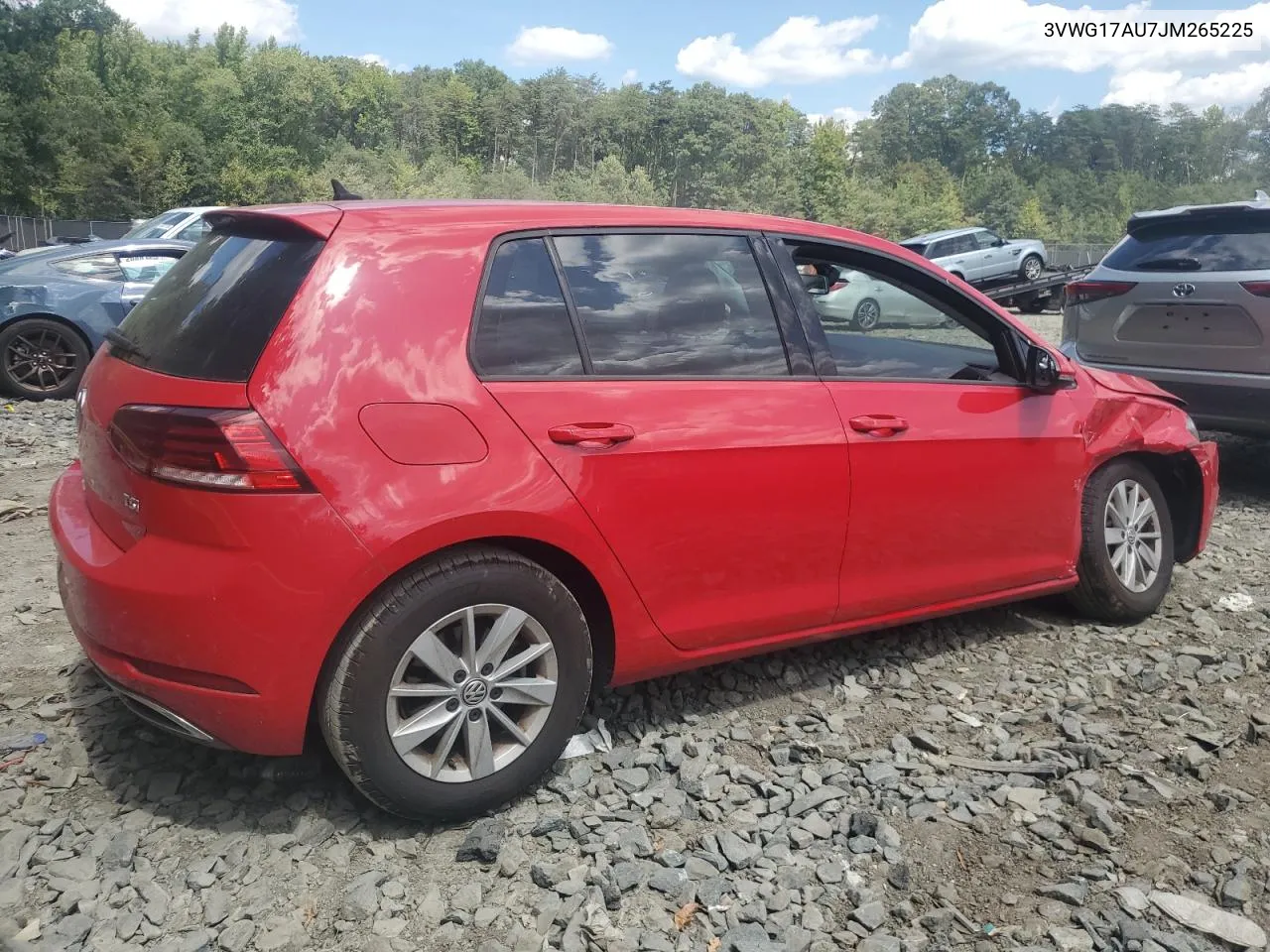 2018 Volkswagen Golf S VIN: 3VWG17AU7JM265225 Lot: 68320804