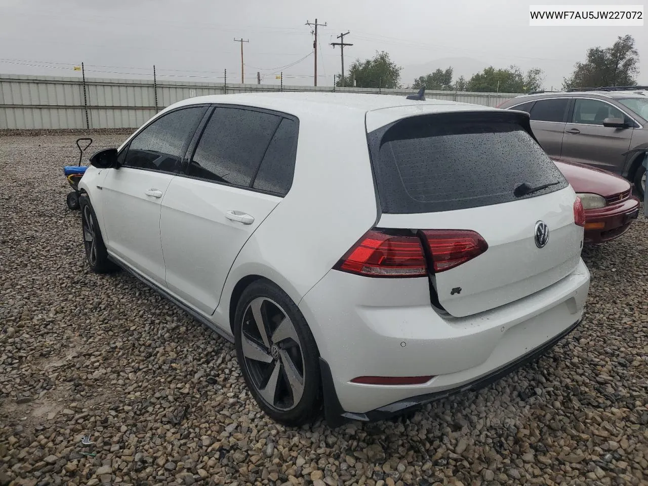 2018 Volkswagen Golf R VIN: WVWWF7AU5JW227072 Lot: 71605074