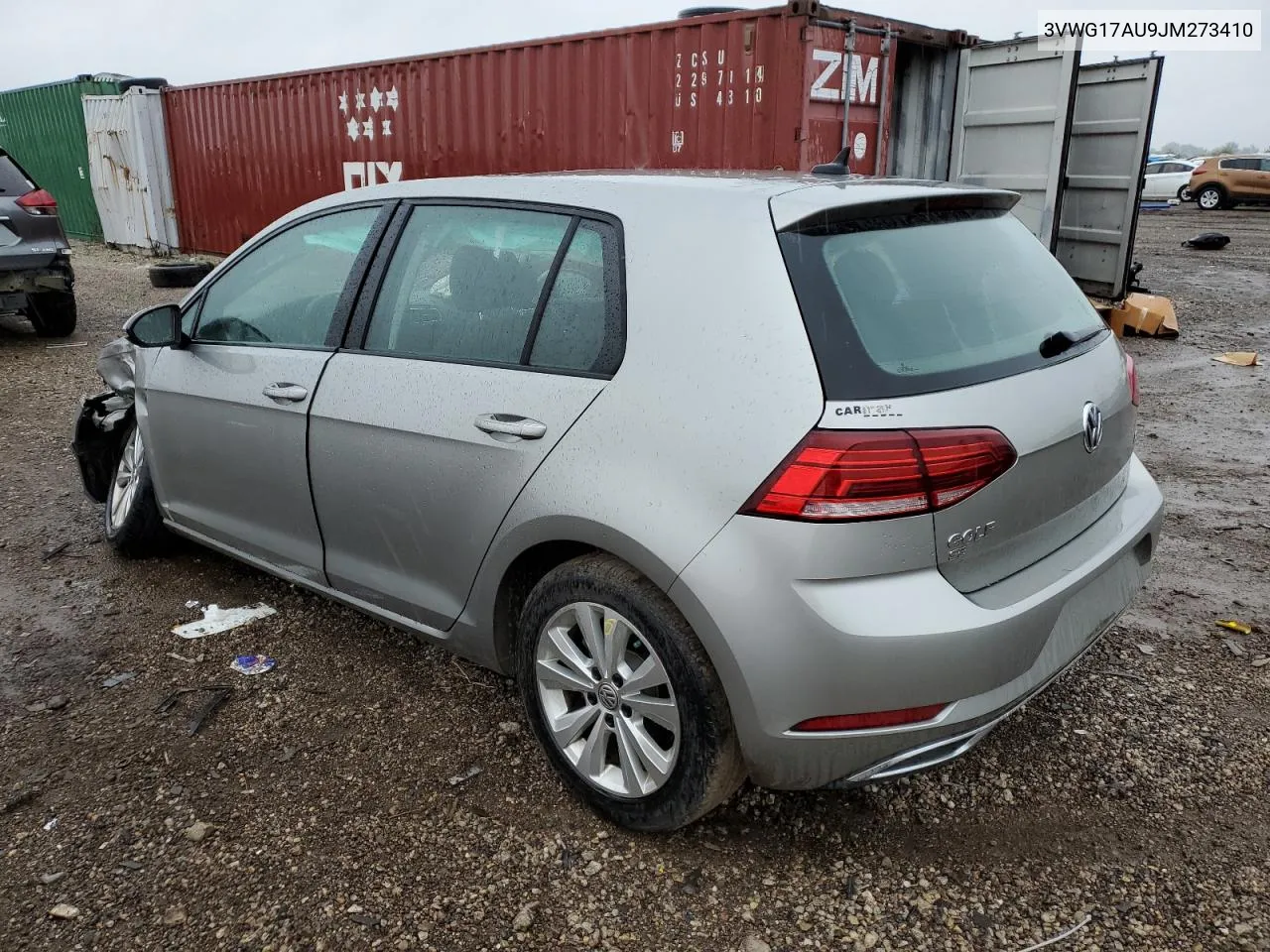 2018 Volkswagen Golf S VIN: 3VWG17AU9JM273410 Lot: 72148224