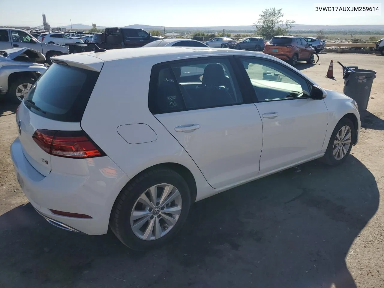 2018 Volkswagen Golf S VIN: 3VWG17AUXJM259614 Lot: 73298324