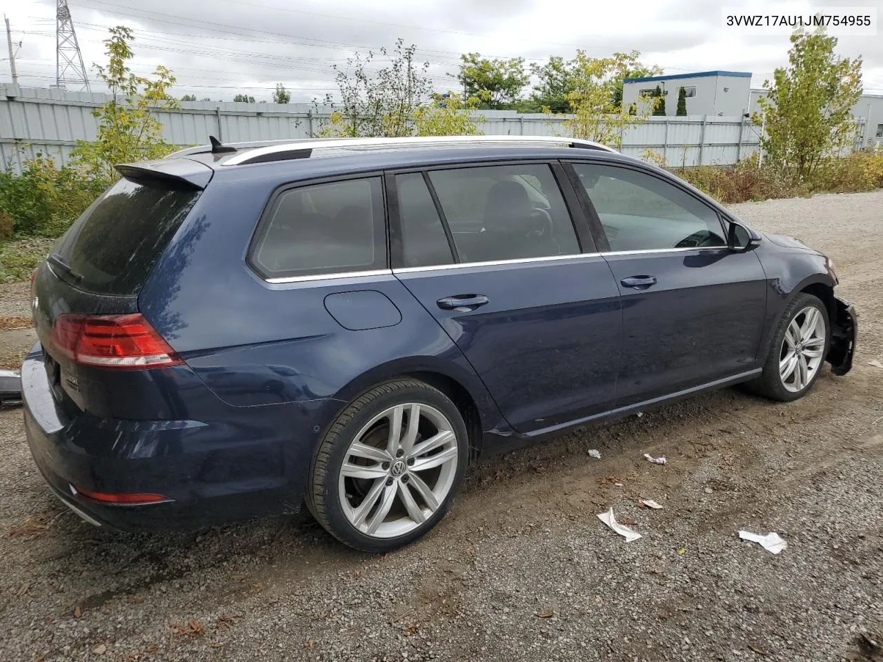 3VWZ17AU1JM754955 2018 Volkswagen Golf Sportwagen Highline