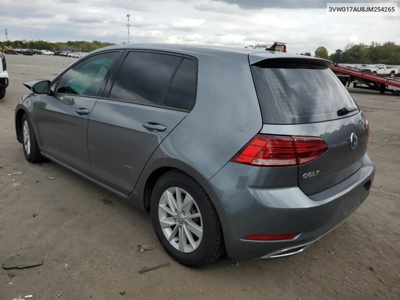 3VWG17AU8JM254265 2018 Volkswagen Golf S