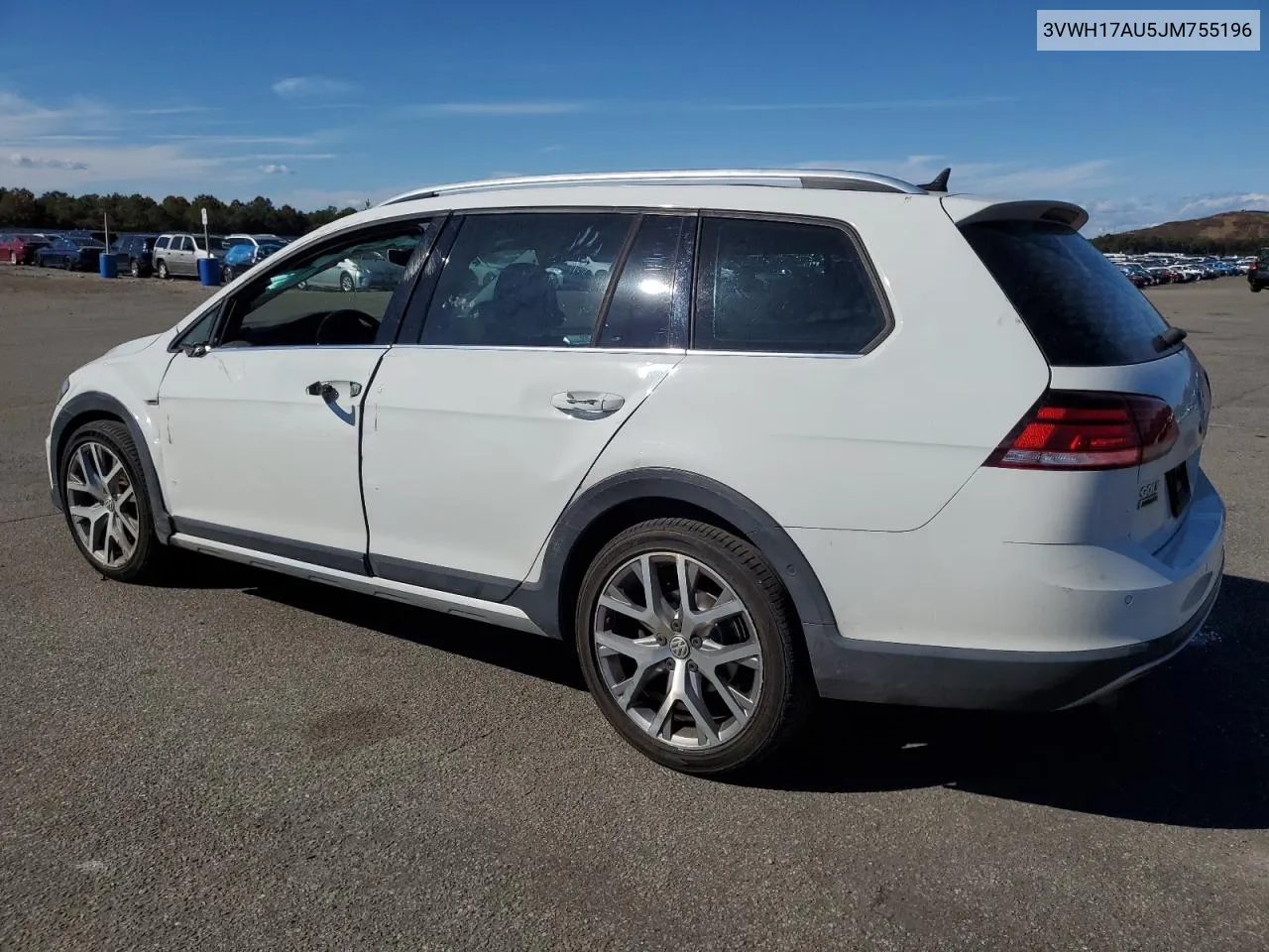 2018 Volkswagen Golf Alltrack S VIN: 3VWH17AU5JM755196 Lot: 75307314