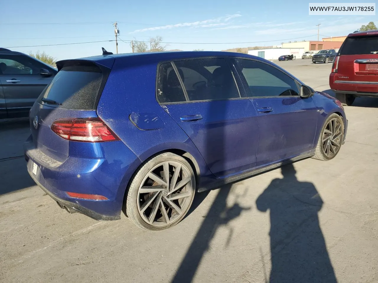 2018 Volkswagen Golf R VIN: WVWVF7AU3JW178255 Lot: 77226714