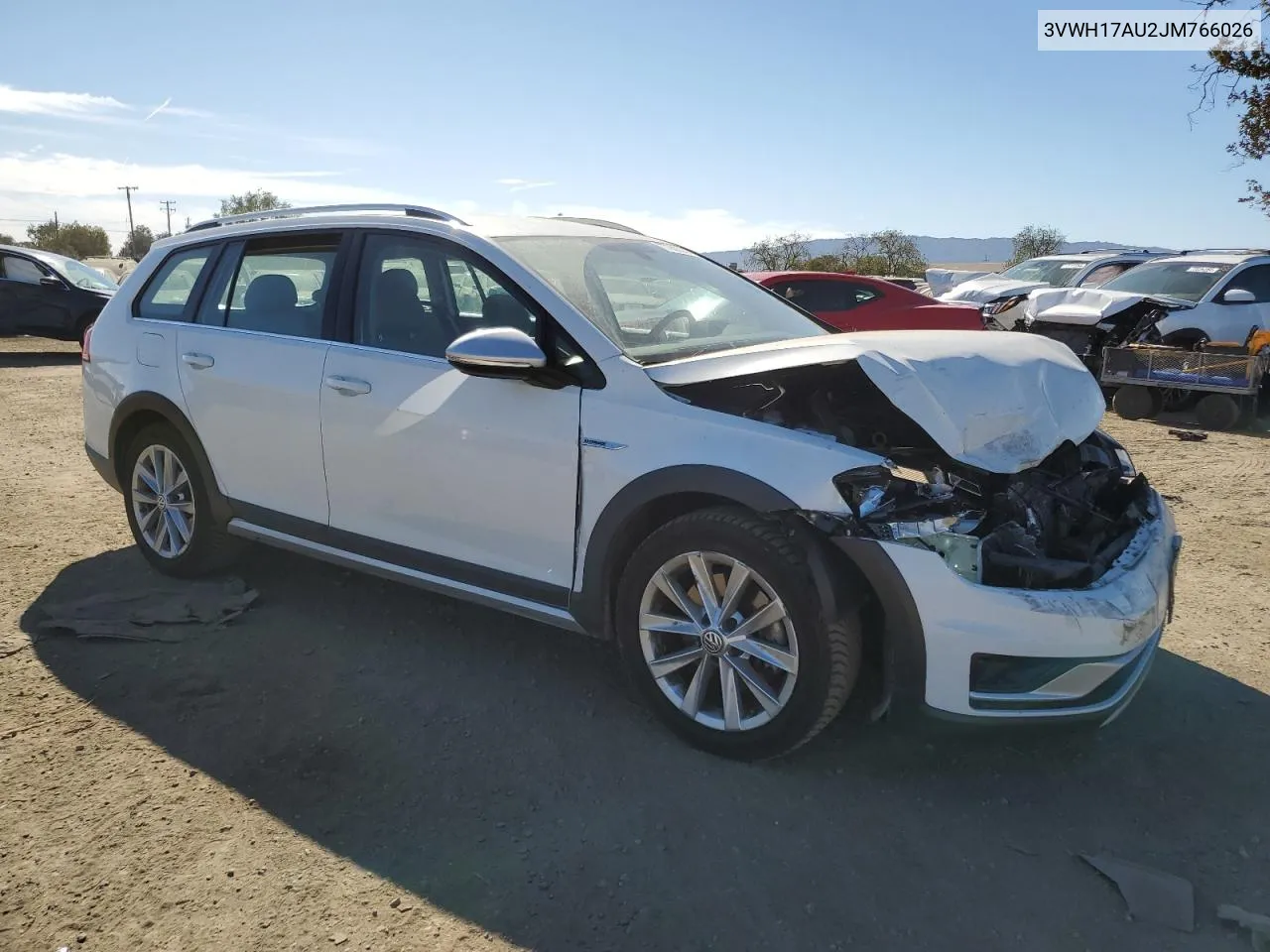 2018 Volkswagen Golf Alltrack S VIN: 3VWH17AU2JM766026 Lot: 77908004