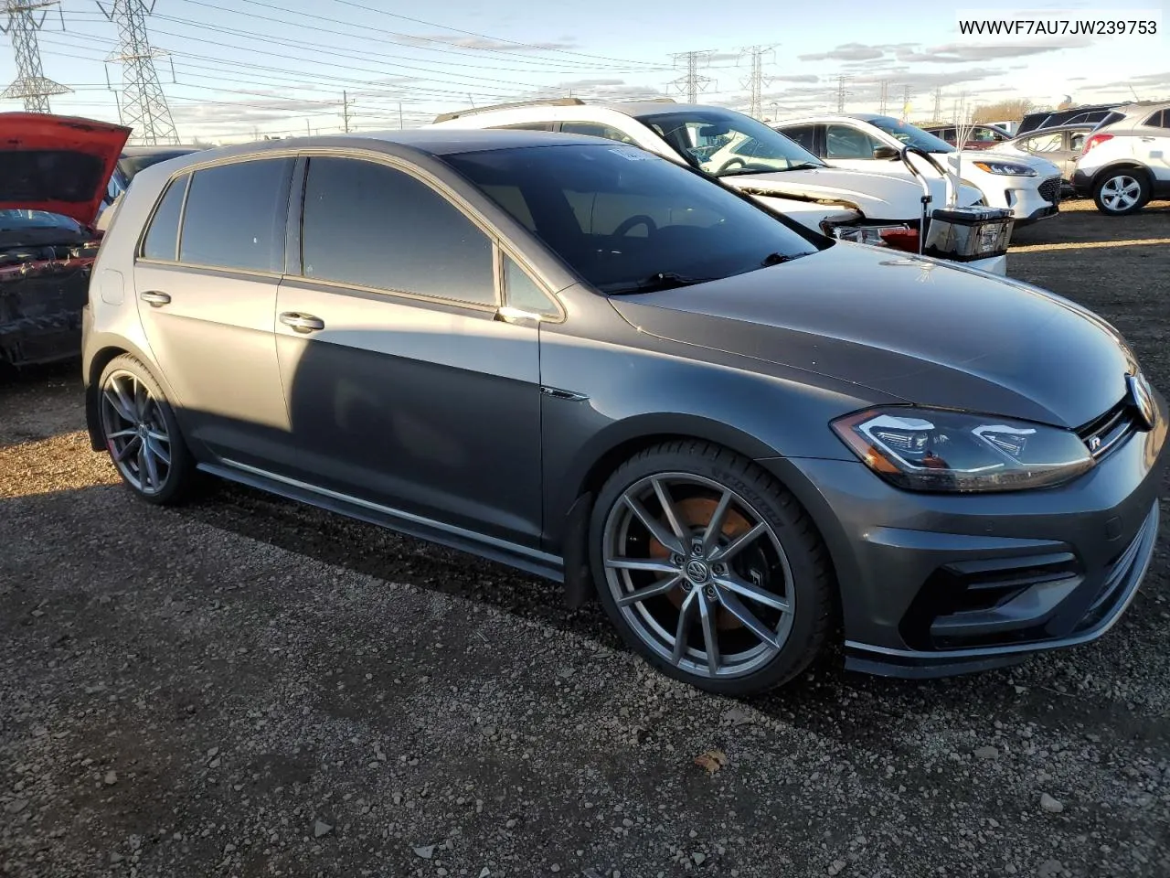 2018 Volkswagen Golf R VIN: WVWVF7AU7JW239753 Lot: 80286934