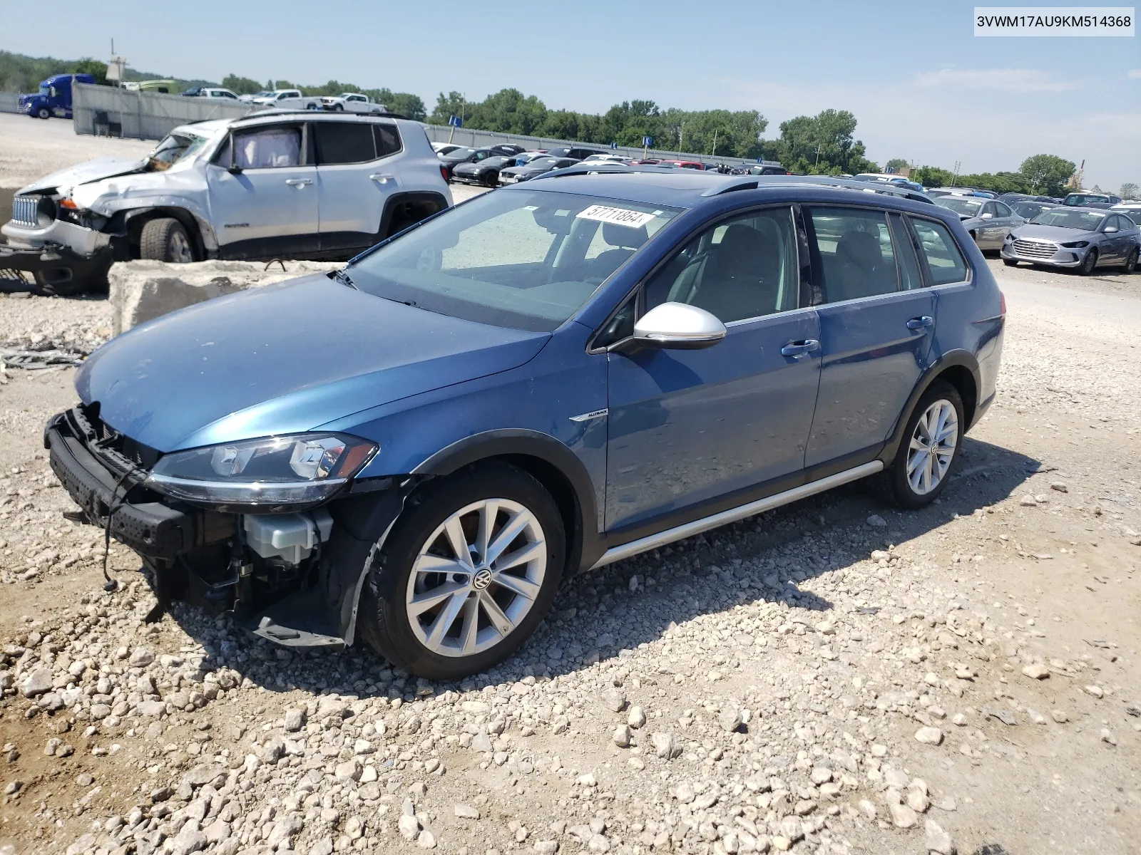 3VWM17AU9KM514368 2019 Volkswagen Golf Alltrack S