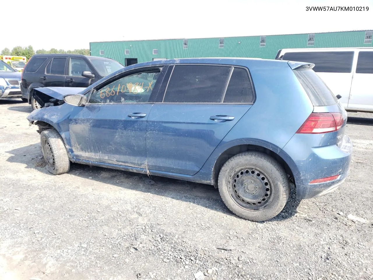 2019 Volkswagen Golf S VIN: 3VWW57AU7KM010219 Lot: 68610984