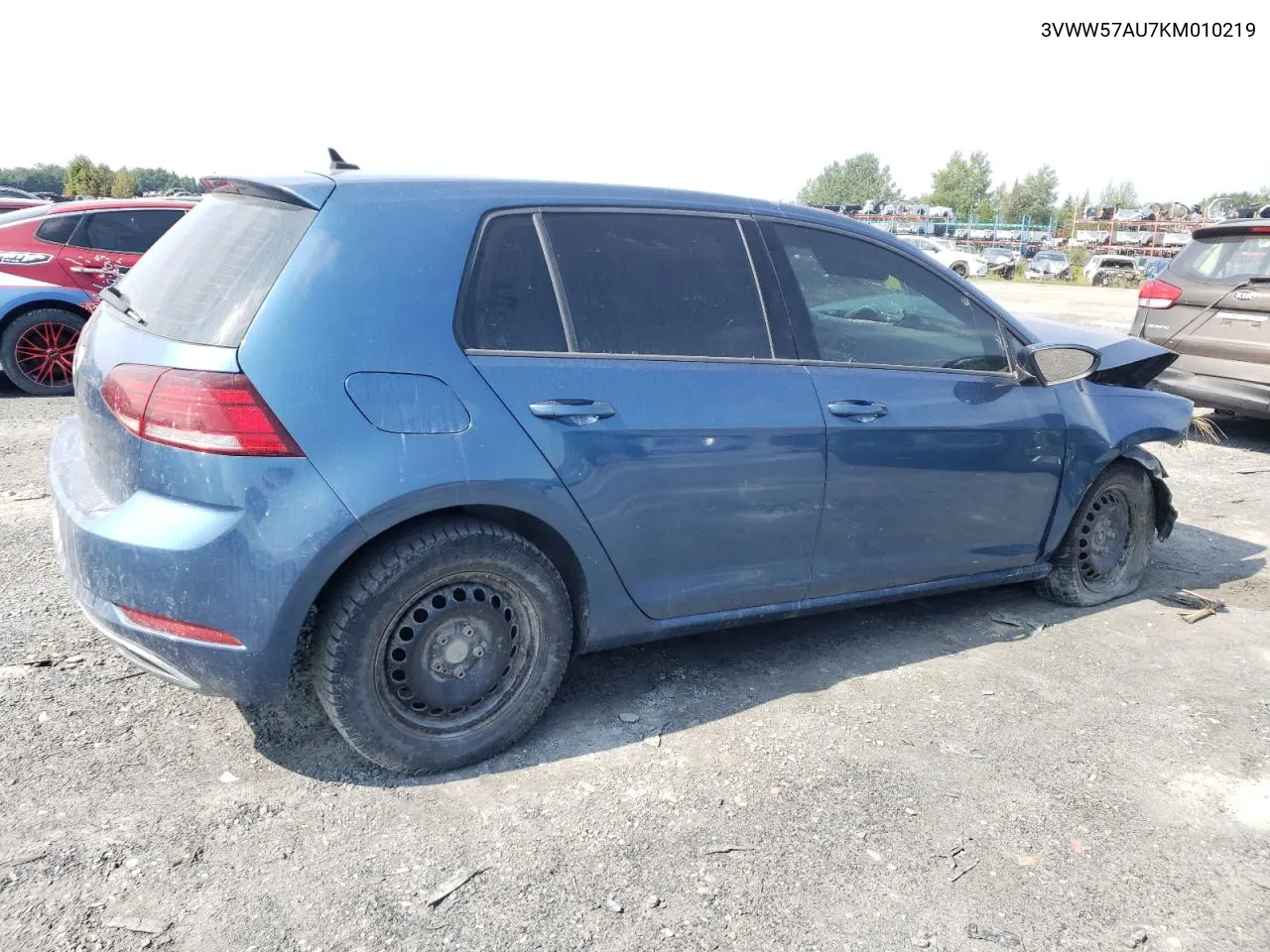 2019 Volkswagen Golf S VIN: 3VWW57AU7KM010219 Lot: 68610984