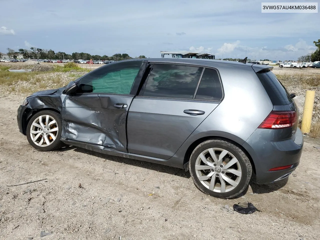 2019 Volkswagen Golf S VIN: 3VWG57AU4KM036488 Lot: 70451644