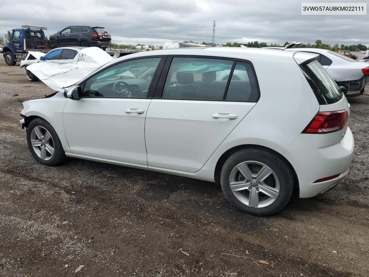 2019 Volkswagen Golf S VIN: 3VWG57AU8KM022111 Lot: 70597114