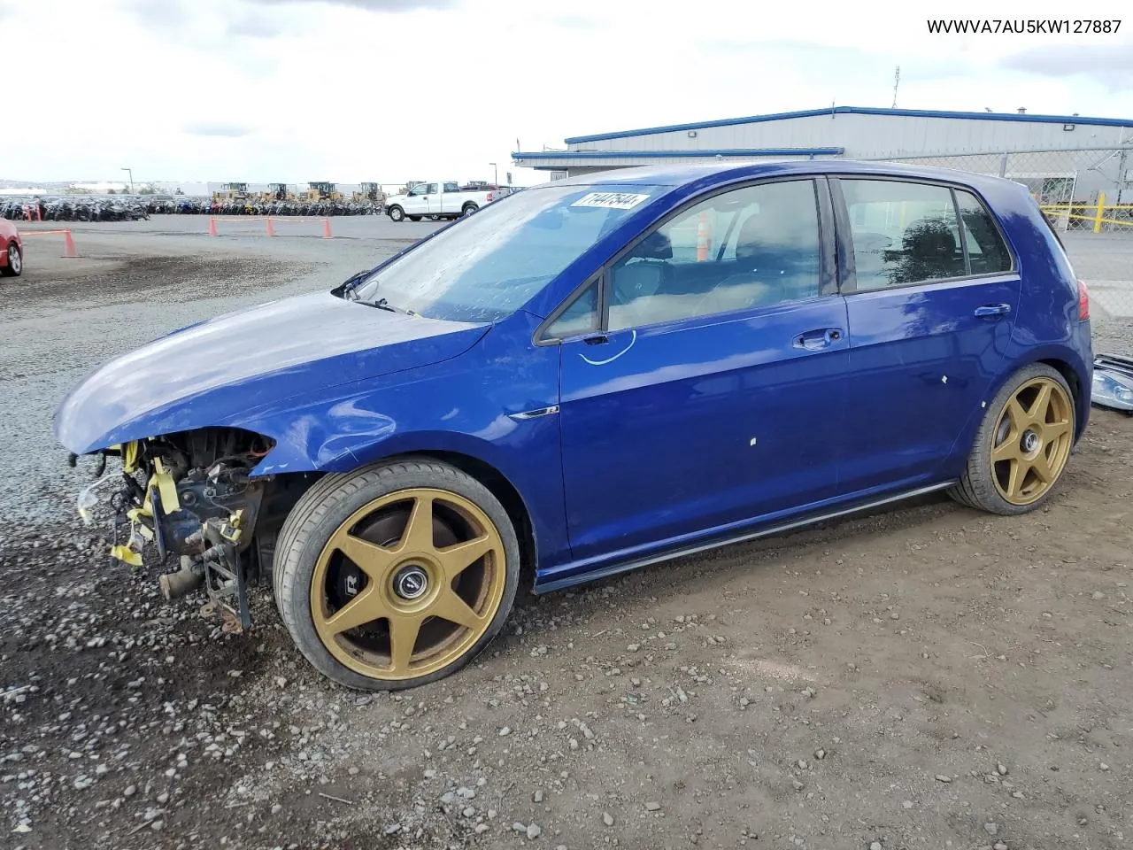 2019 Volkswagen Golf R VIN: WVWVA7AU5KW127887 Lot: 71447544