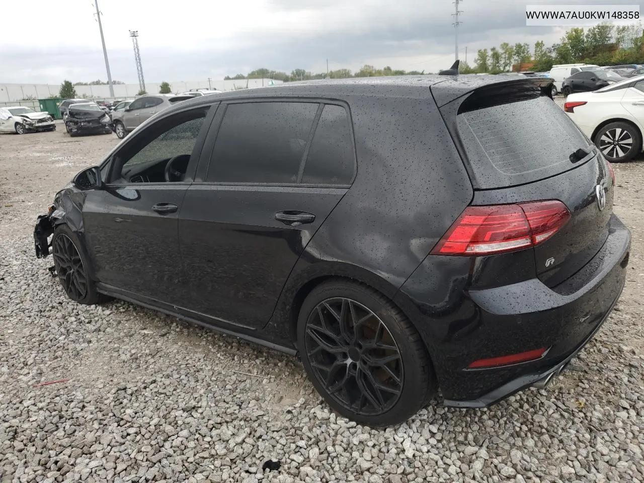 2019 Volkswagen Golf R VIN: WVWWA7AU0KW148358 Lot: 73506714